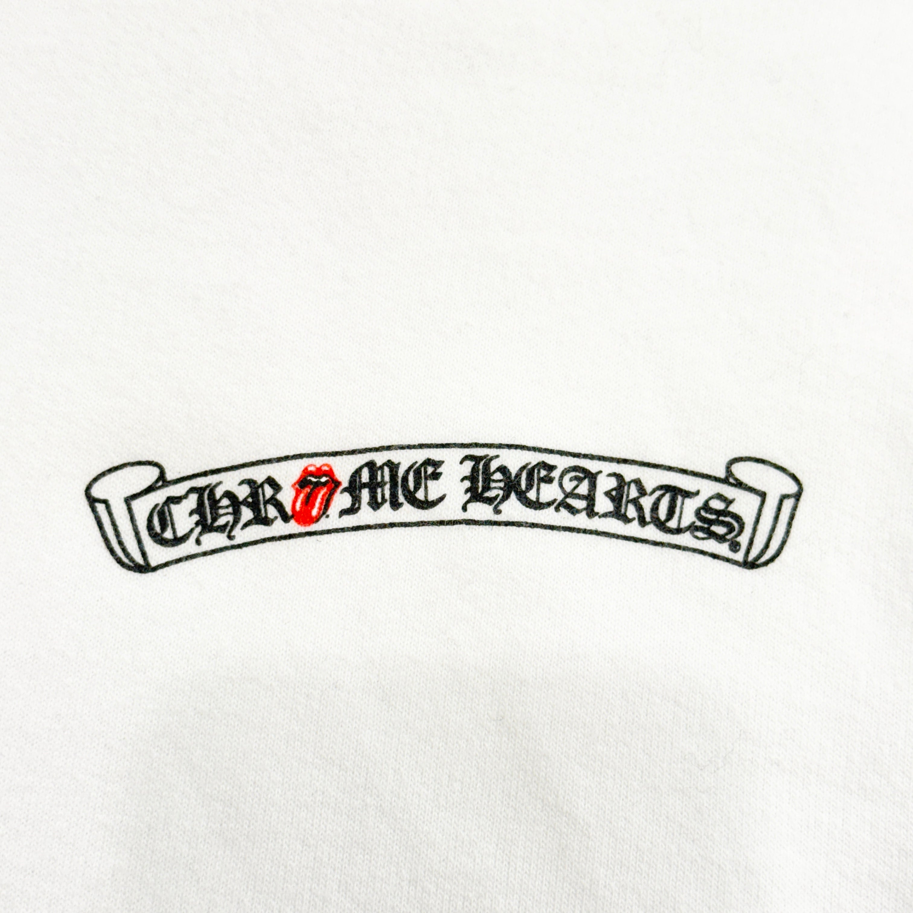 CHROME HEARTS × The Rolling Stones Lip & Tongue Zip Up Hoodie Size L クロムハーツ × ローリングストーンズ リップ&タン ジップアップフーディ サイズL