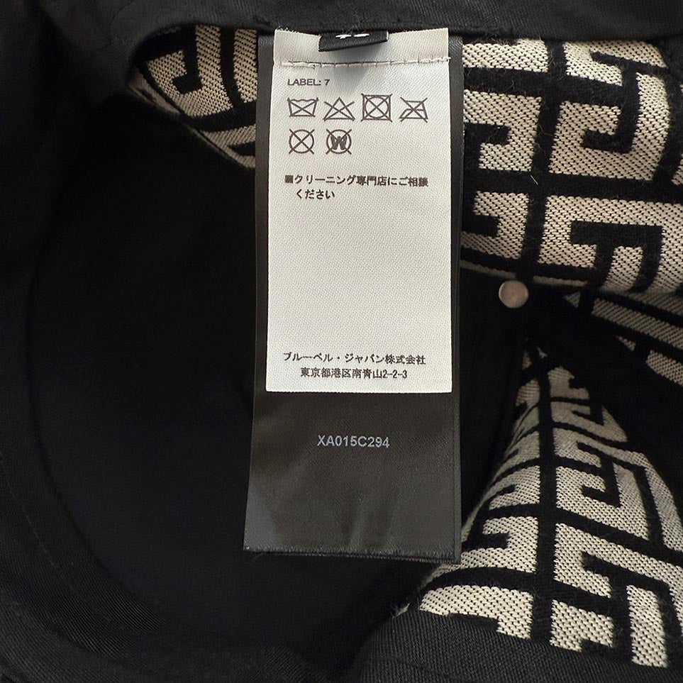BALMAIN 2023SS Monogram Cotton Cap XA015C294 Size TU バルマン