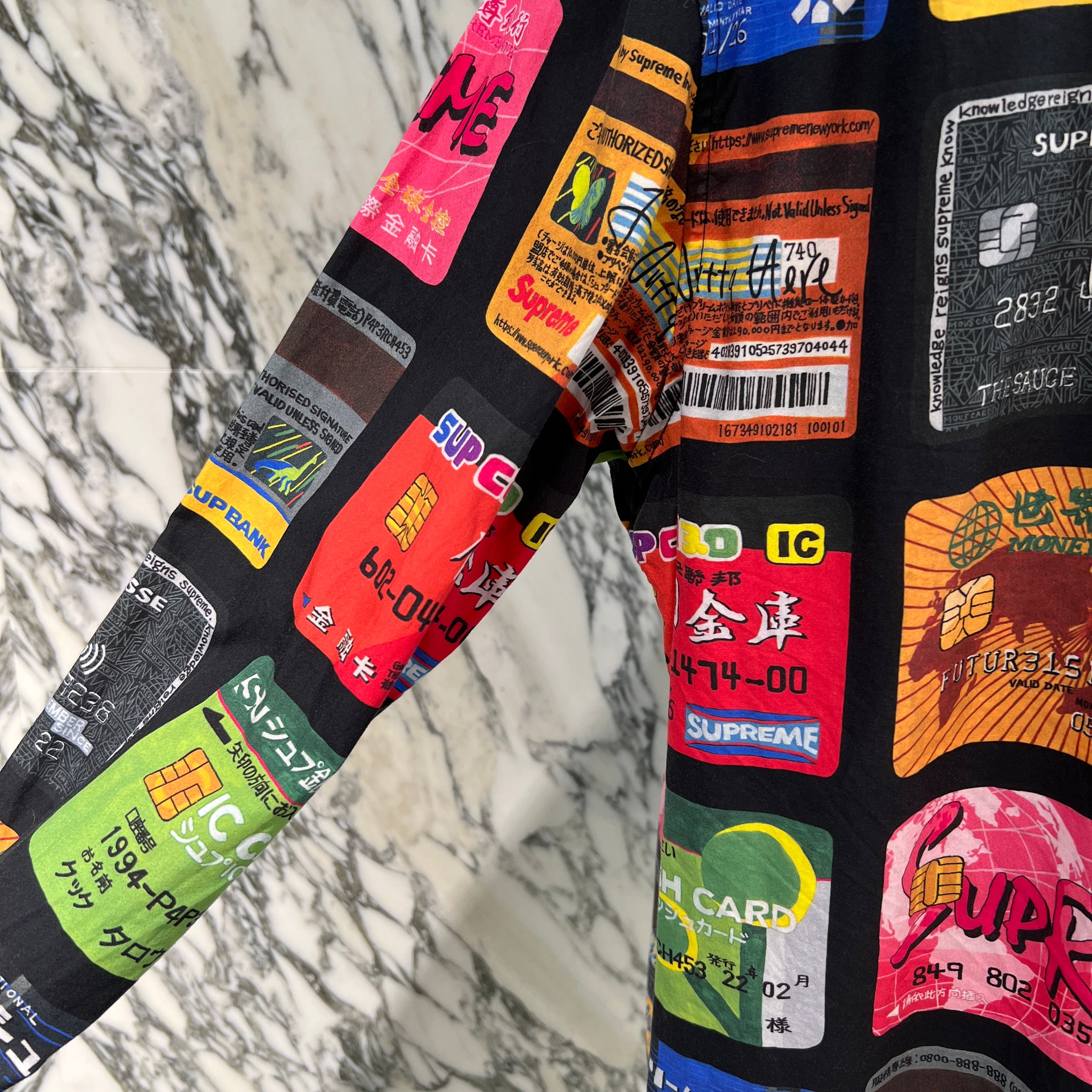 Supreme 2022SS Credit Cards Shirt Size L シュプリーム クレジットカード シャツ ブラウス サイズL