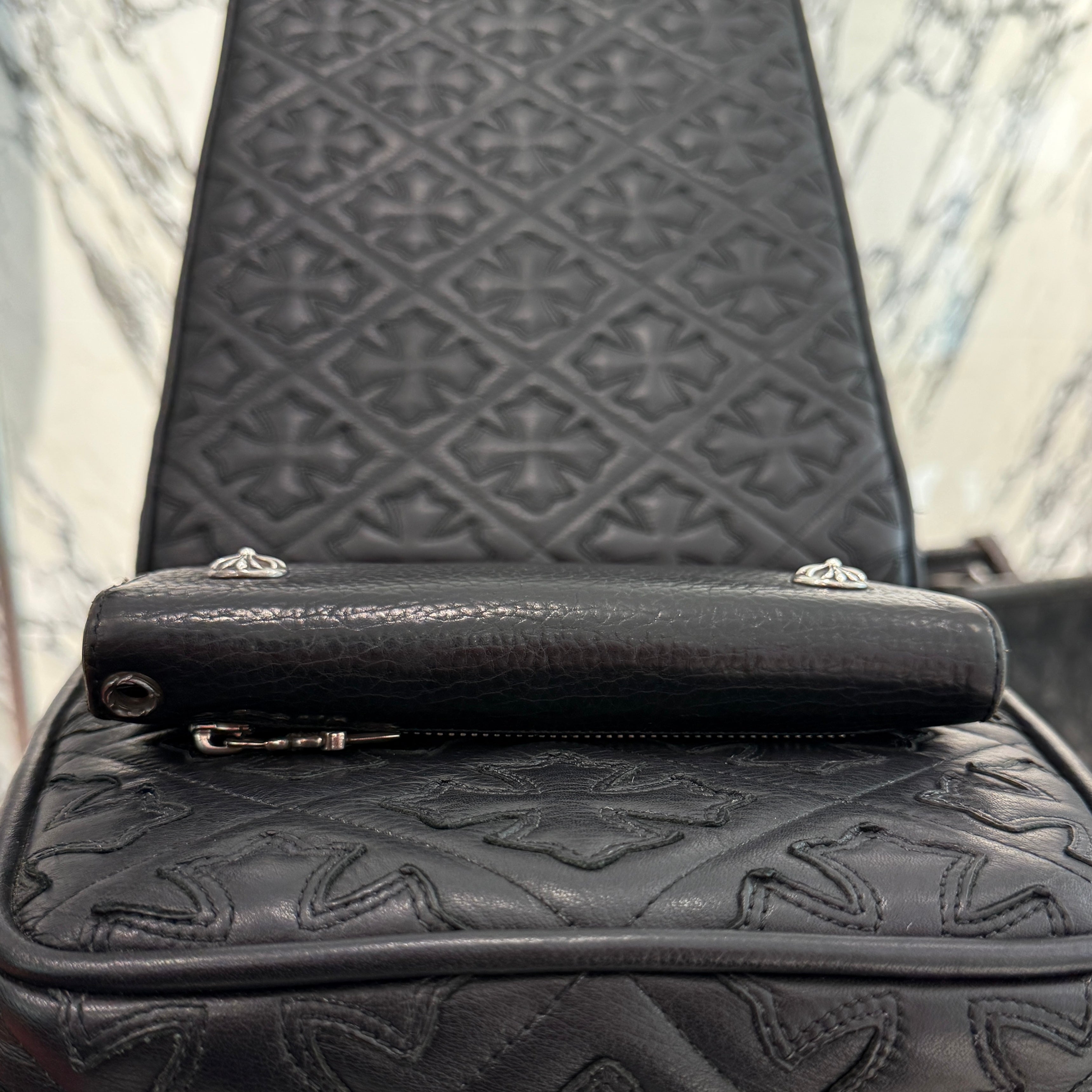 CHROME HEARTS Wave Cross Ball Wallet クロムハーツ ウェーブ クロスボール ウォレット