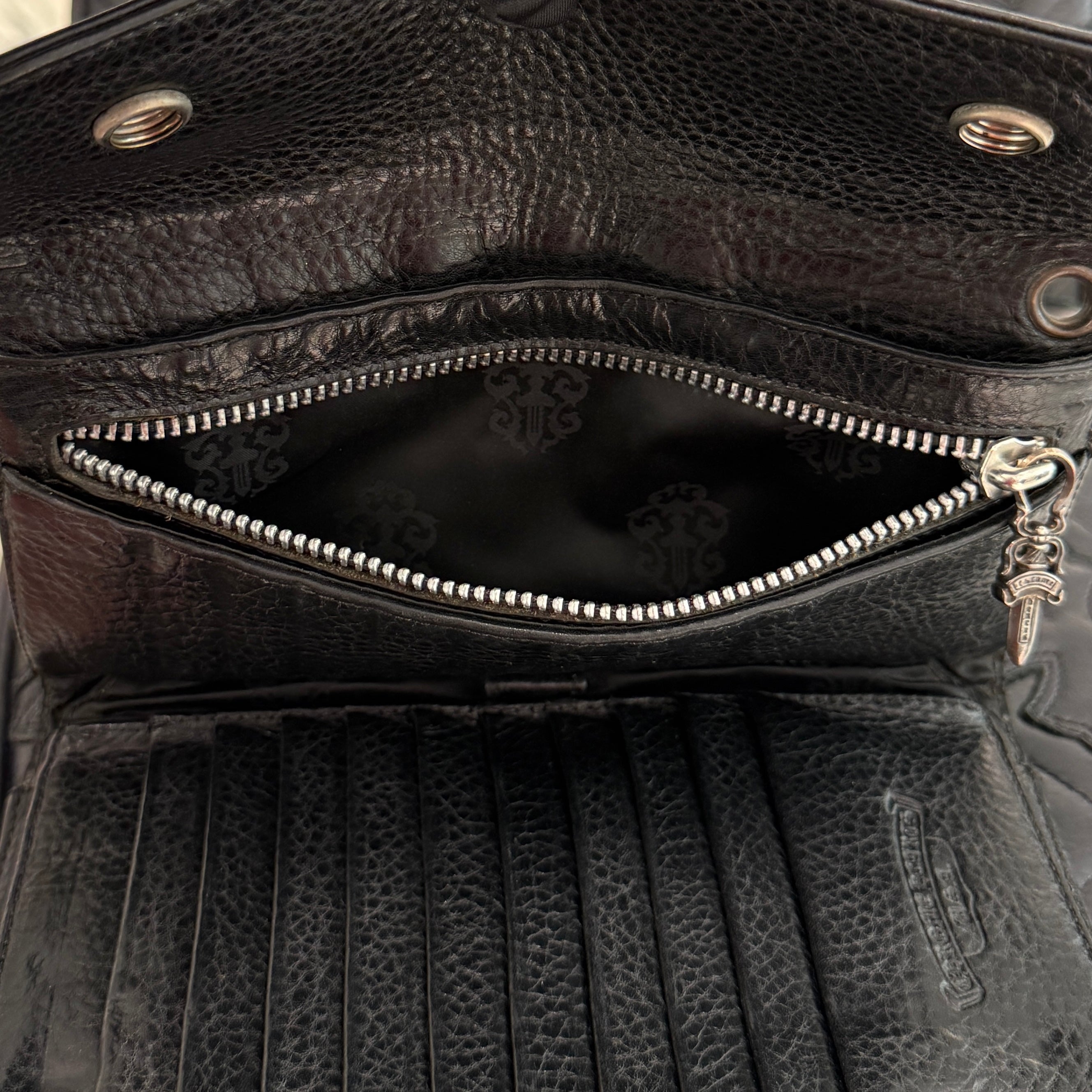 CHROME HEARTS Wave Cross Ball Wallet クロムハーツ ウェーブ クロスボール ウォレット