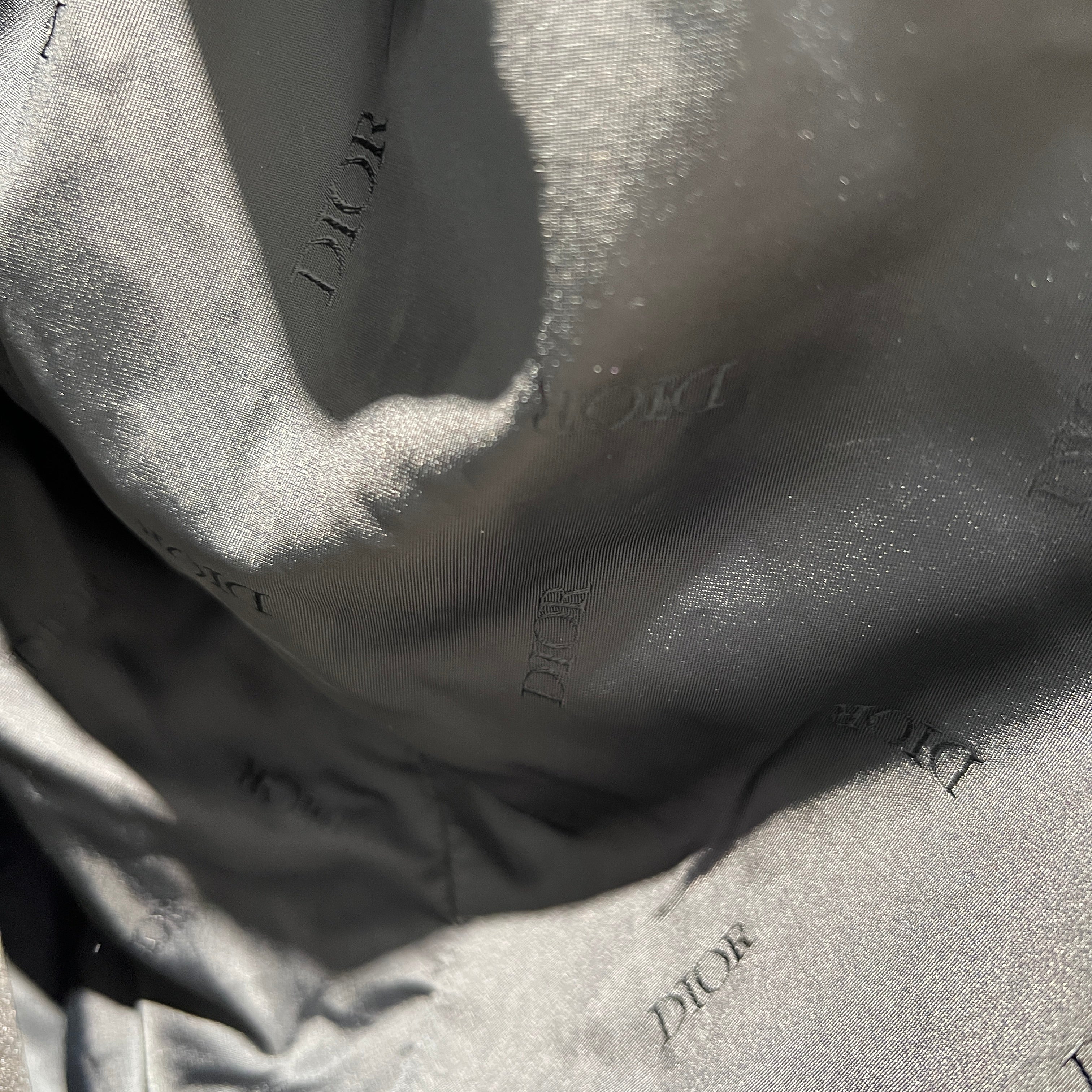 DIOR 2021SS Dior HOMME Logo Patch Nylon Hoodie 013C402B3830 Size 56 ディオール ディオールオム ロゴパッチ ナイロンフーディ サイズ56