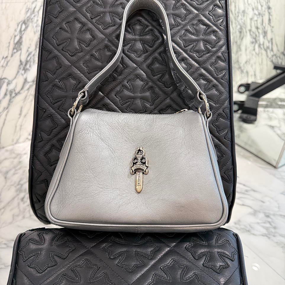 CHROME HEARTS CHICKEN NUGGET Small Leather Shoulder Bag クロムハーツ チキンナゲット スモールレザー ショルダーバッグ