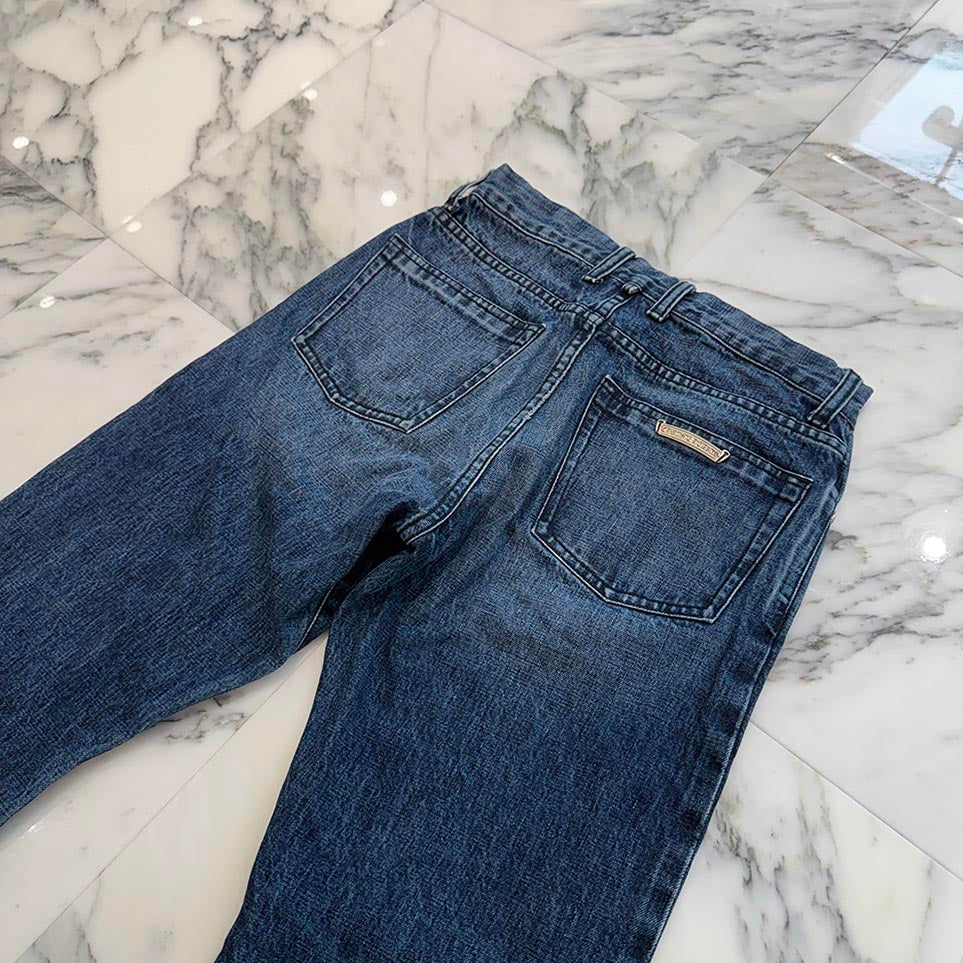 CHROME HEARTS Cross Ball Sweat Denim Pants Size 31 クロムハーツ クロスボール スウェット デニムパンツ サイズ31