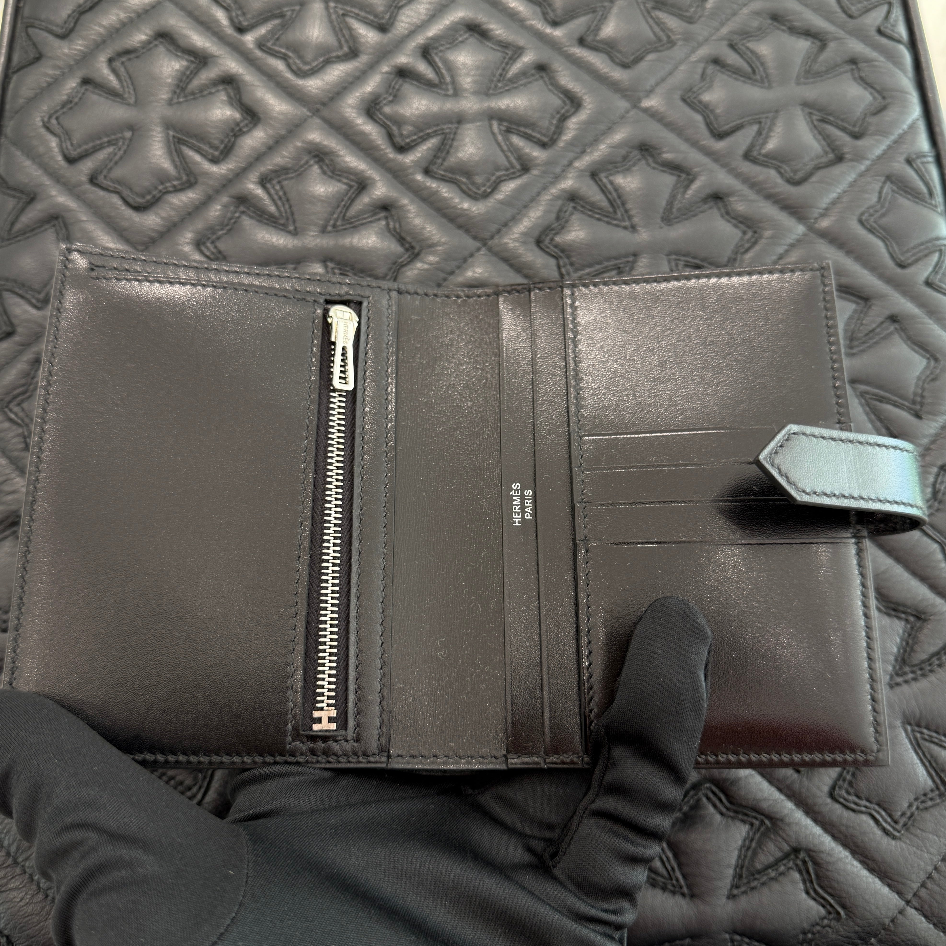 HERMES Bearn Compact Wallet "MONOCHROME" W刻印 エルメス ベアン コンパクト ウォレット "モノクローム" W刻印