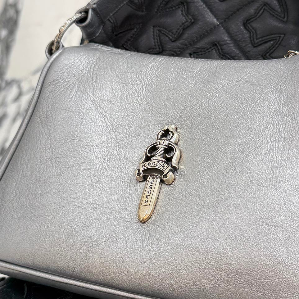 CHROME HEARTS CHICKEN NUGGET Small Leather Shoulder Bag クロムハーツ チキンナゲット スモールレザー ショルダーバッグ