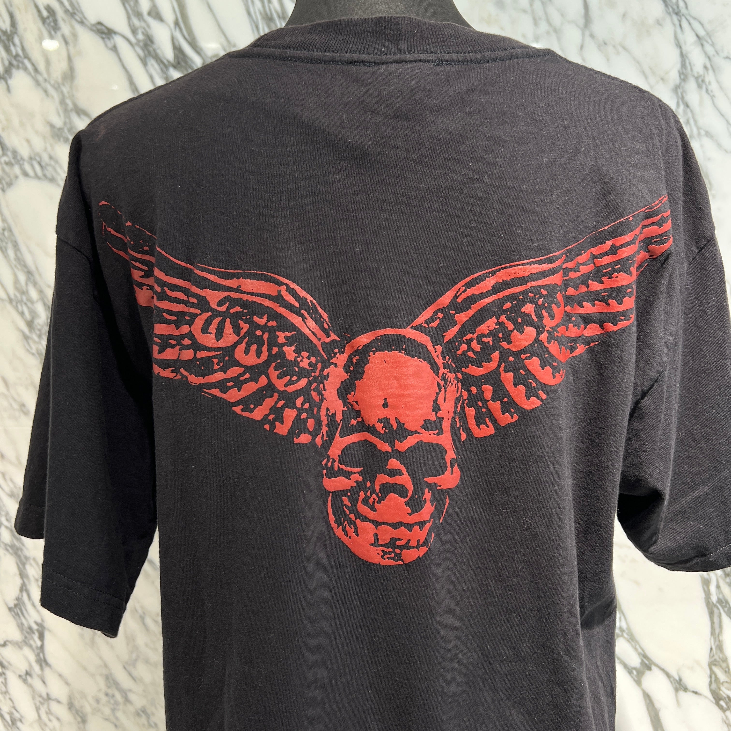 CHROME HEARTS Honolulu Limited JOE FOTI Skull Wing Tee Size L