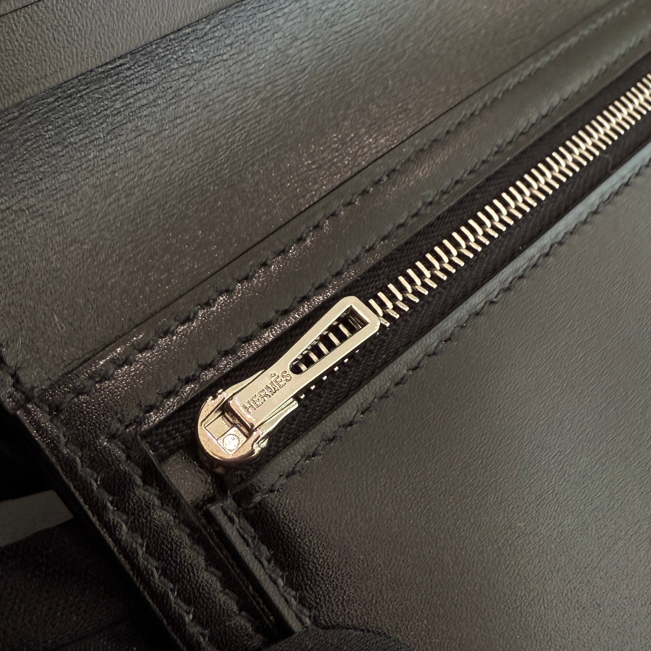 HERMES Bearn Compact Wallet "MONOCHROME" W刻印 エルメス ベアン コンパクト ウォレット "モノクローム" W刻印