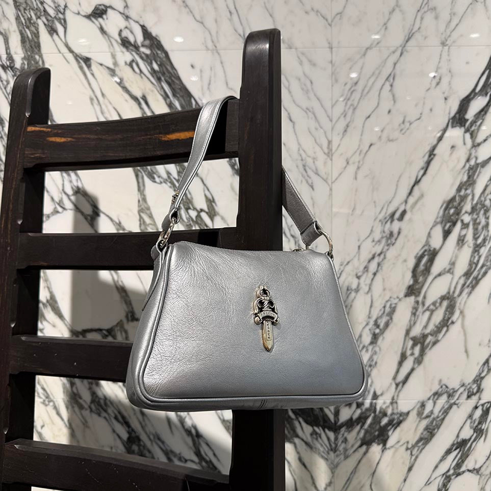 CHROME HEARTS CHICKEN NUGGET Small Leather Shoulder Bag クロムハーツ チキンナゲット スモールレザー ショルダーバッグ