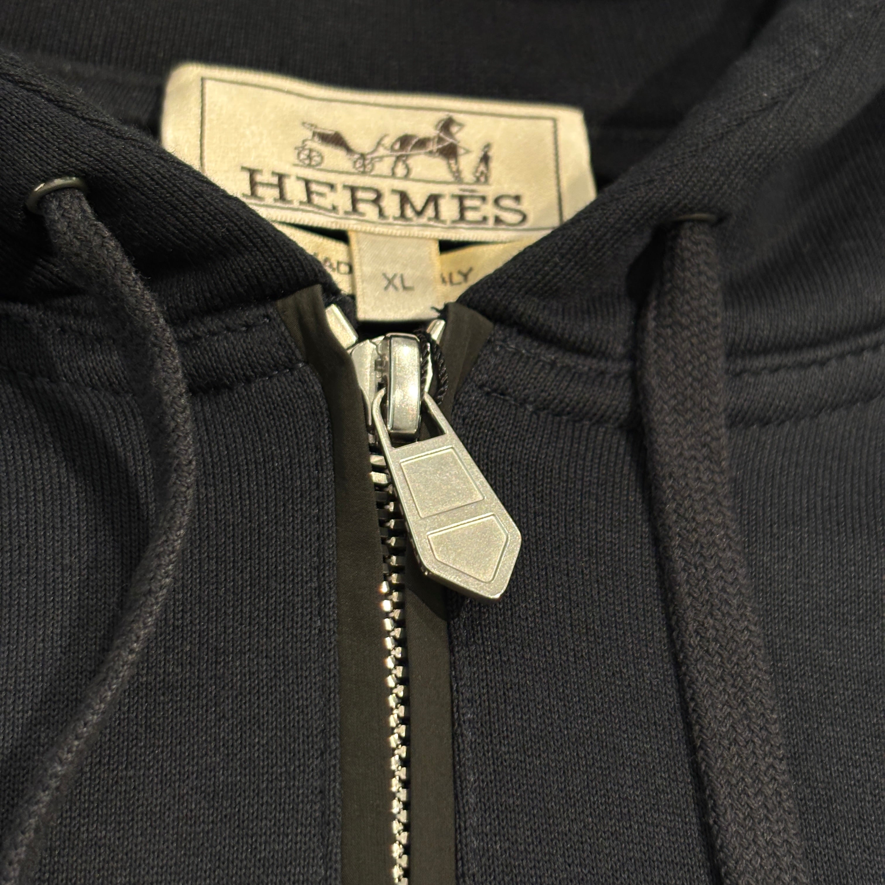 HERMES Sport Capsule Zipped Hooded Sweater H467870HA01LA Size XL エルメス スポーツ カプセル ジップアップフーディー サイズXL