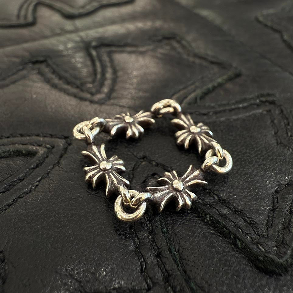 CHROME HEARTS Tiny E CH Plus Silver Ring Diamond Size 9号 クロムハーツ タイニーE CHプラス シルバーリング ダイヤモンド サイズ9号