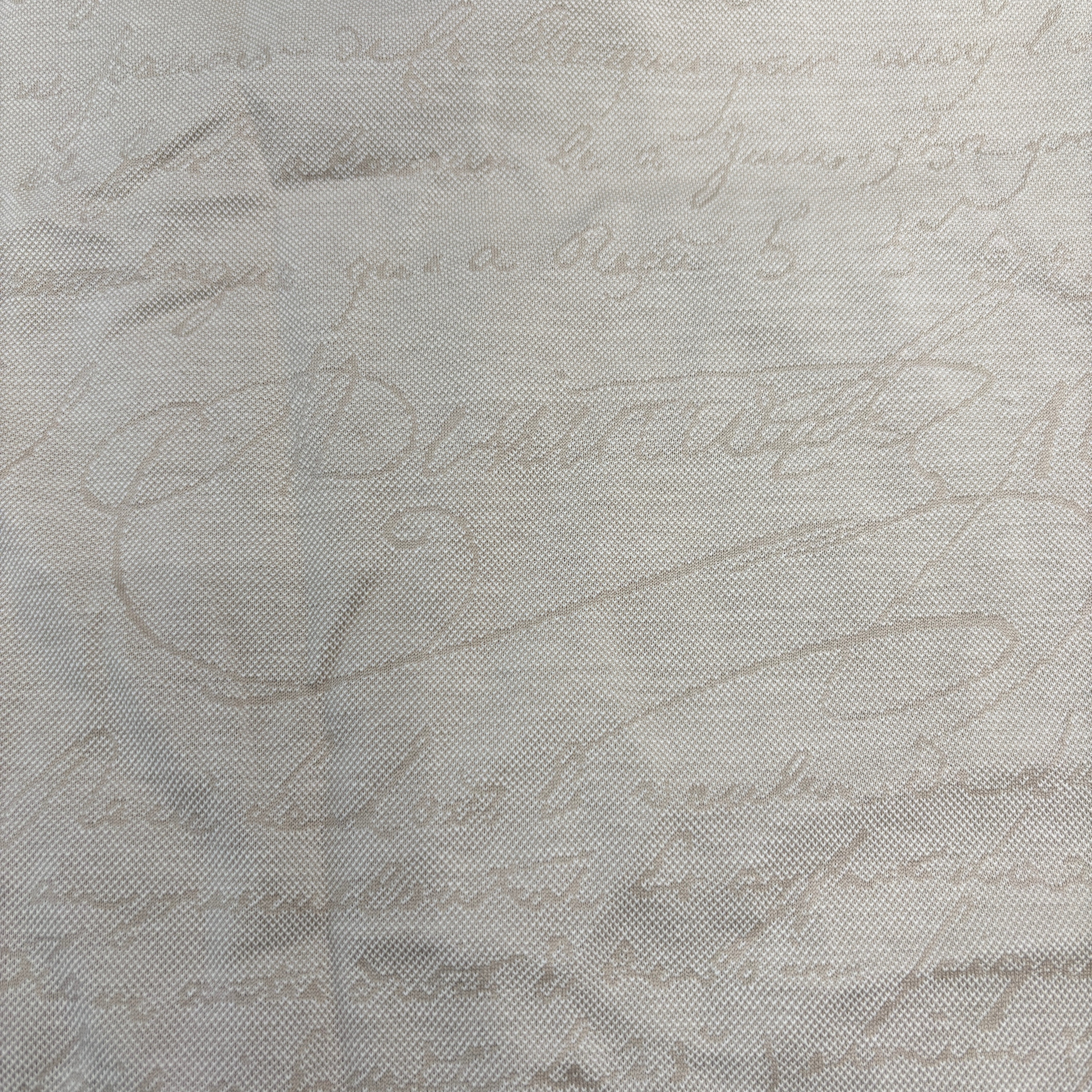 BERLUTI 2024SS Scritto Pique Polo Shirt R26JPS59002 Size 2XL ベルルッティ スクリット ピケ ポロシャツ サイズ2XL