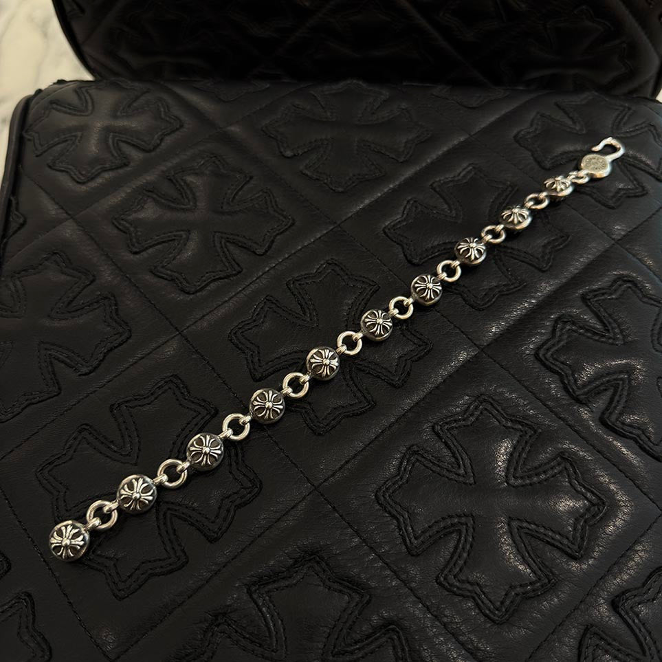 CHROME HEARTS CH Plus Cross Ball Bracelet クロムハーツ CHプラス クロスボール ブレスレット