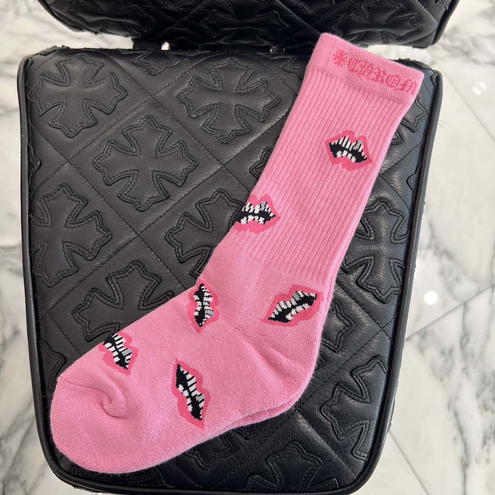 CHROME HEARTS × MATTY BOY Chomper Socks x3 Size M (JP16-18) クロムハーツ × マッティボーイ チョンパー ソックス 靴下 サイズM (JP16-18)