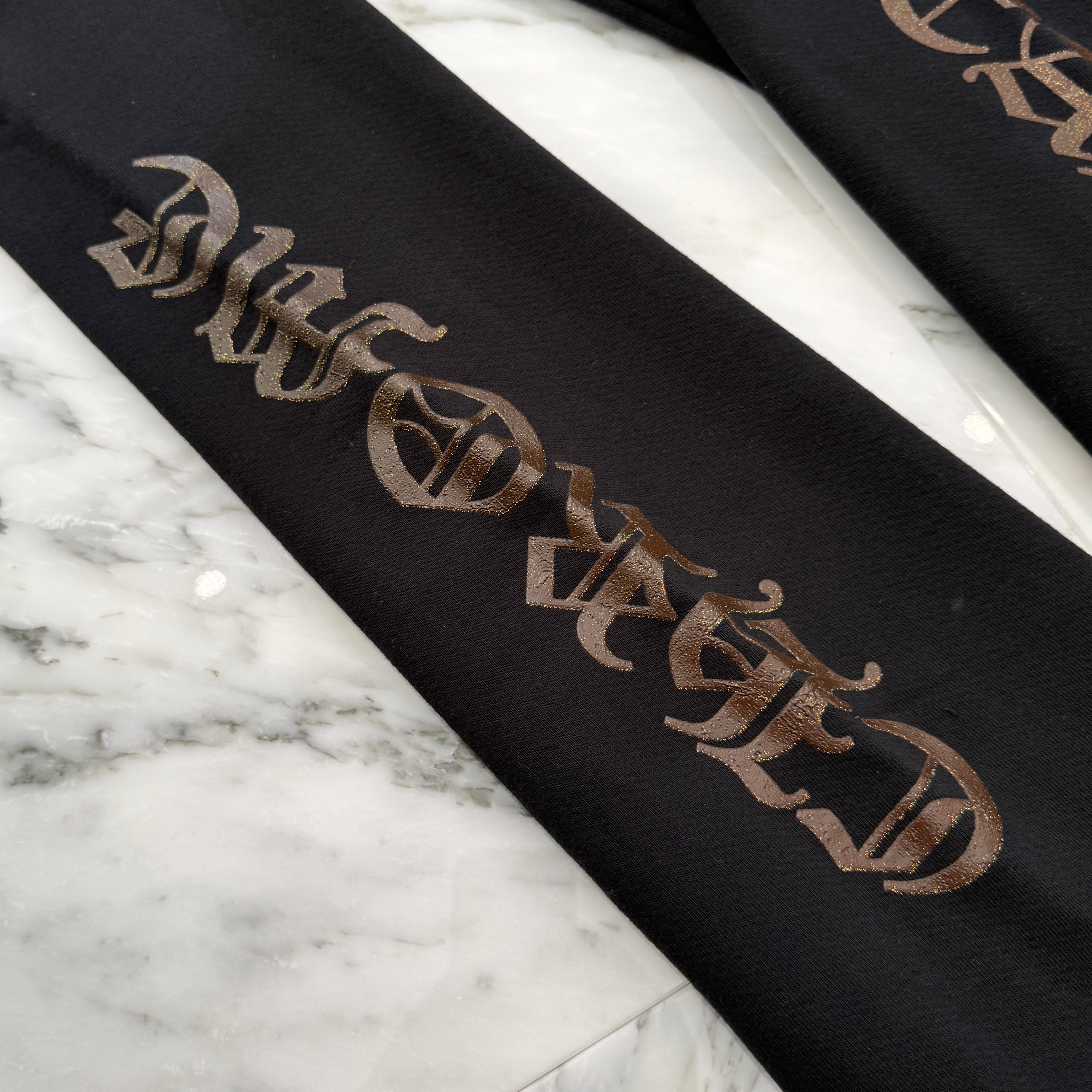 CHROME HEARTS 1998 Glitter Horseshoe Sweat Long Pants Size S クロムハーツ 1998 グリッターホースシュー スウェットロングパンツ サイズS