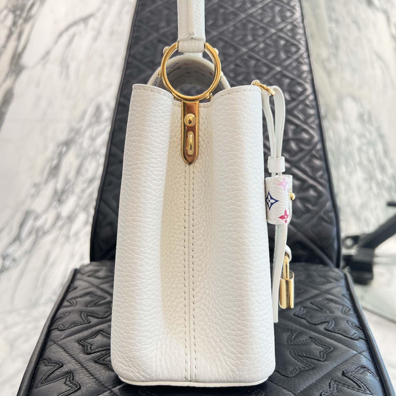 LOUIS VUITTON × Takashi Murakami 2025SS Capucines BB "Blanc" M13253 ルイヴィトン × 村上隆 カプシーヌ BB "ブラン"