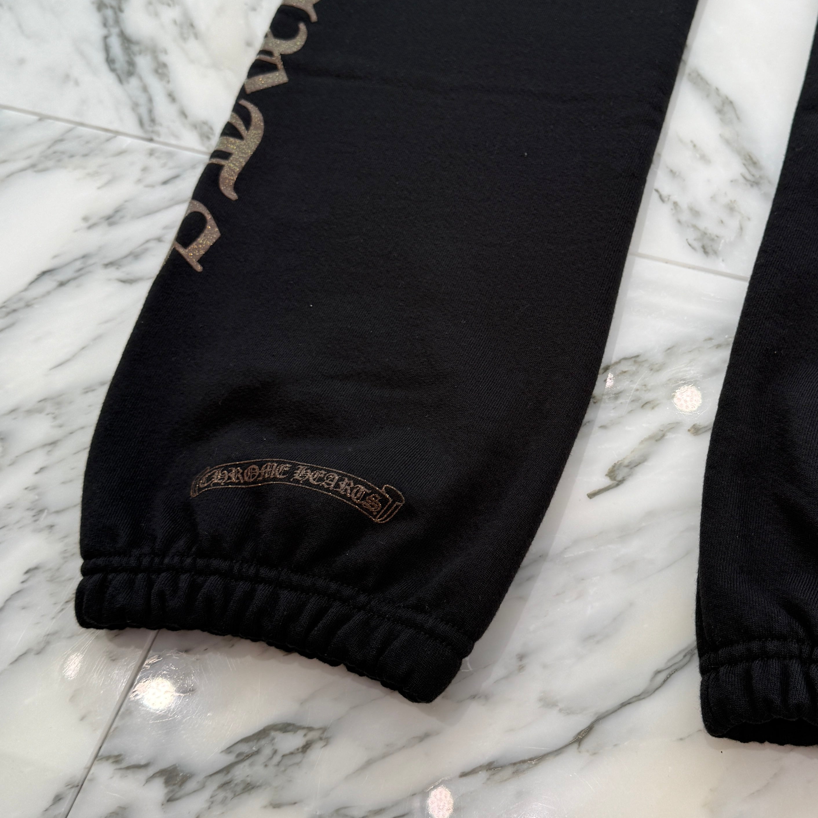 CHROME HEARTS 1998 Glitter Horseshoe Sweat Long Pants Size S クロムハーツ 1998 グリッターホースシュー スウェットロングパンツ サイズS