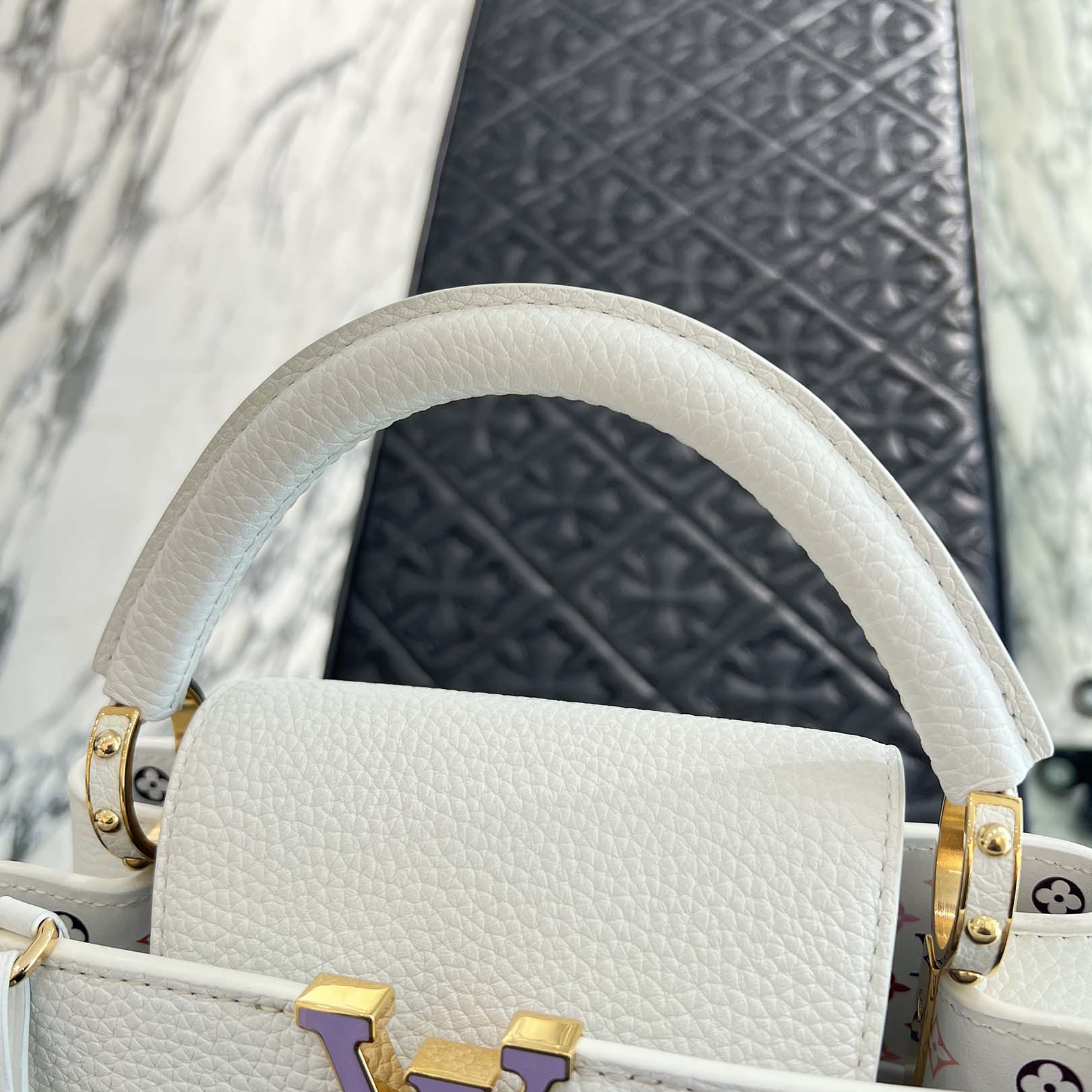 LOUIS VUITTON × Takashi Murakami 2025SS Capucines BB "Blanc" M13253 ルイヴィトン × 村上隆 カプシーヌ BB "ブラン"