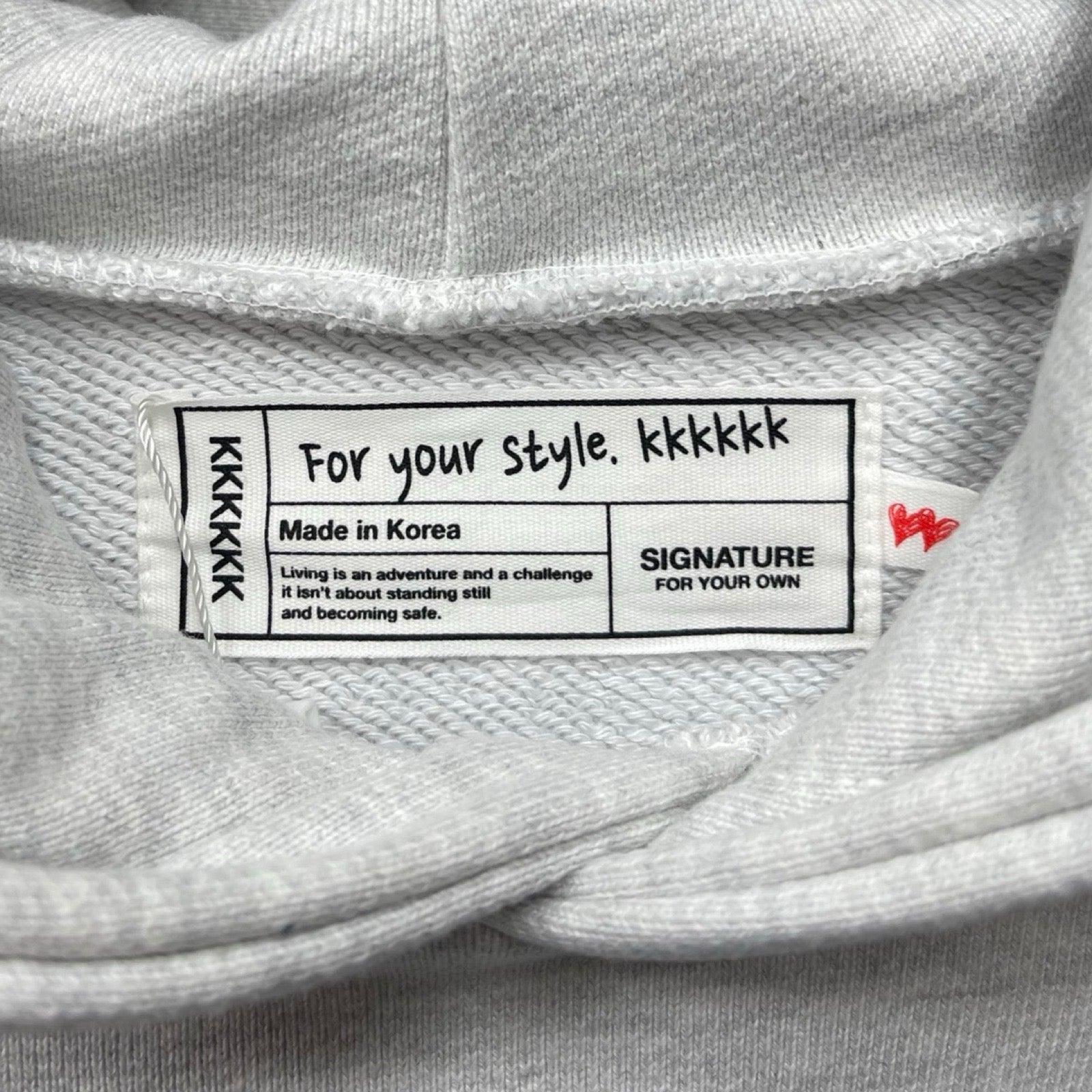 KKKKKK Some Times People Logo Hoodie Size 2