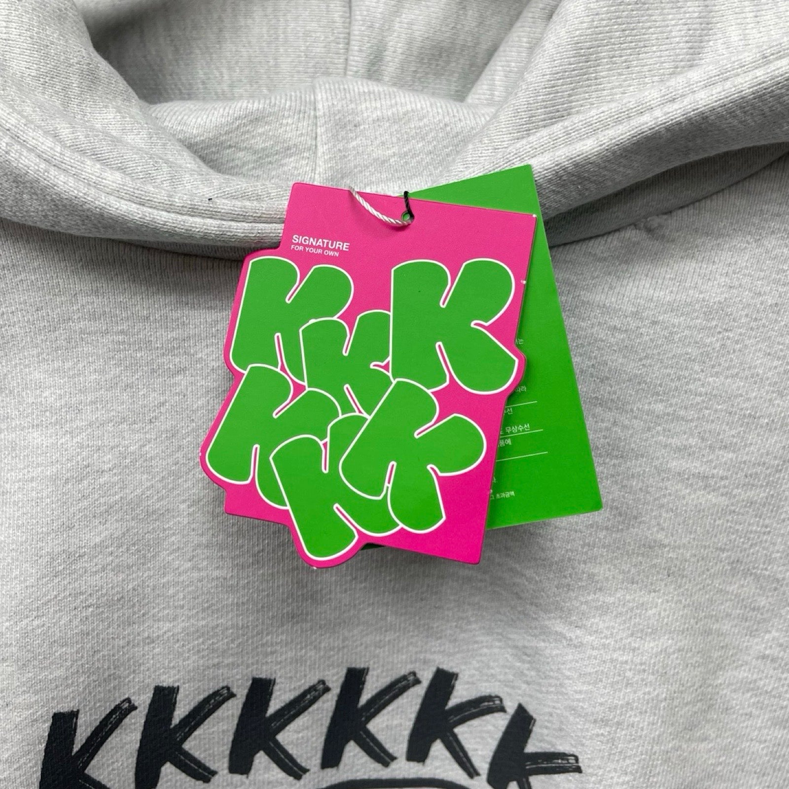 その他ブランド / KKKKKK/ロゴパーカー/2/コットン/GRY KKKKKK Some Times People Logo Hoodie Size 2 – MEMENTOS ONLINE SHOP