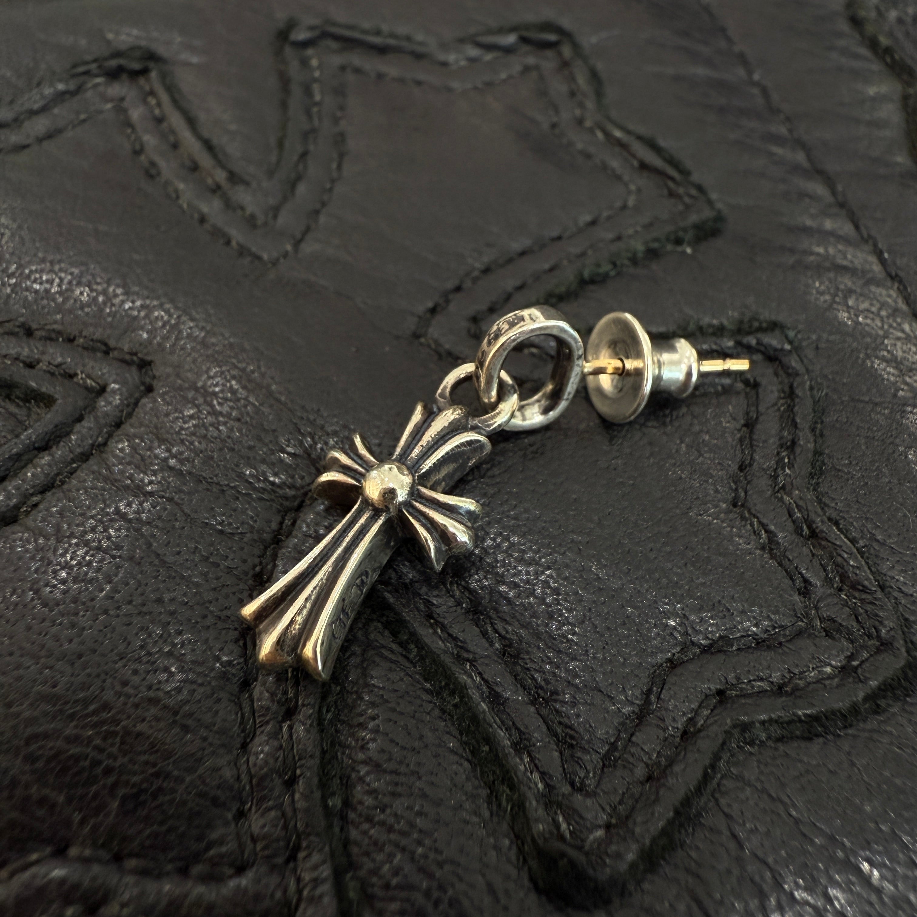 CHROME HEARTS BABY FAT CROSS Earring クロムハーツ ベイビーファットクロス ピアス