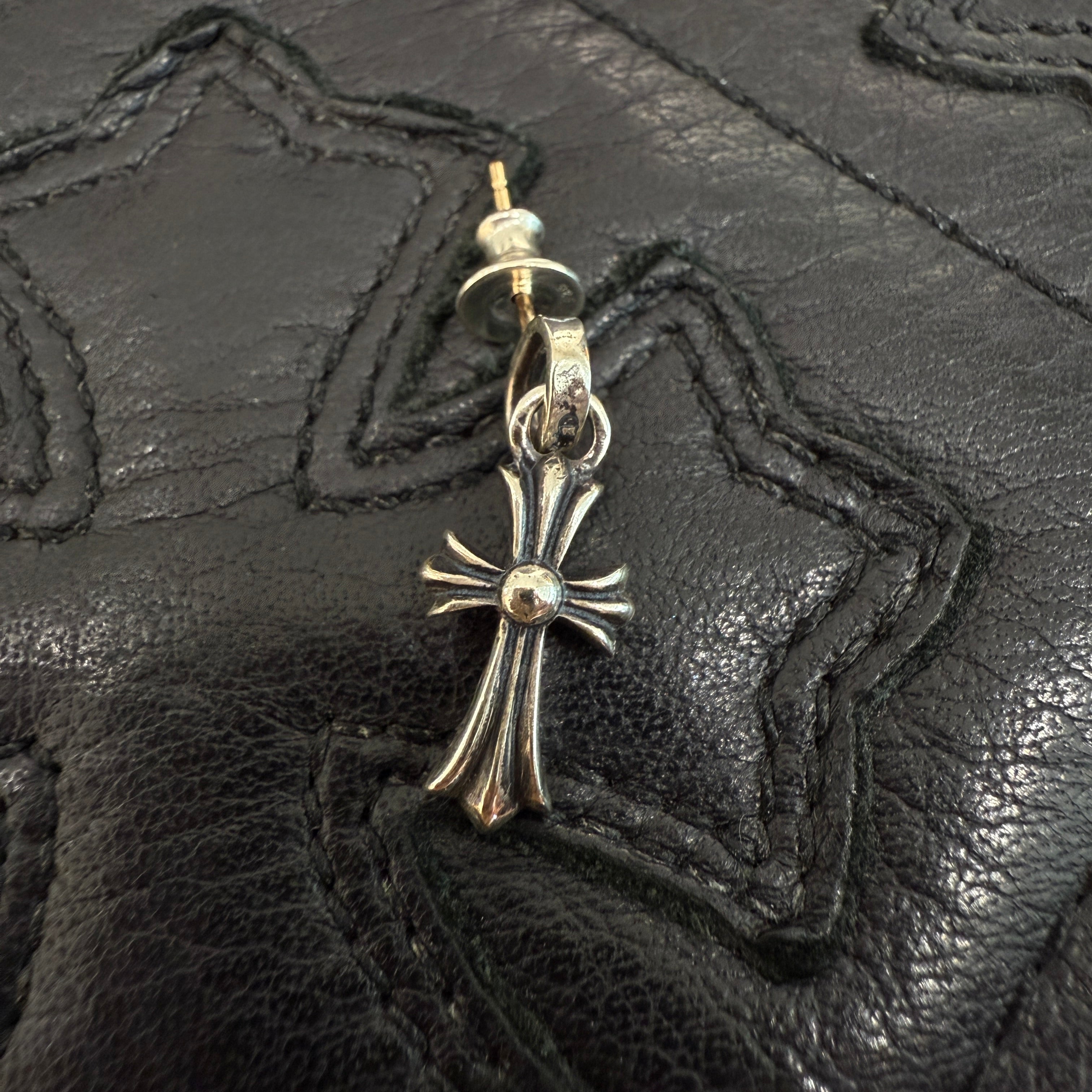 CHROME HEARTS BABY FAT CROSS Earring クロムハーツ ベイビーファットクロス ピアス