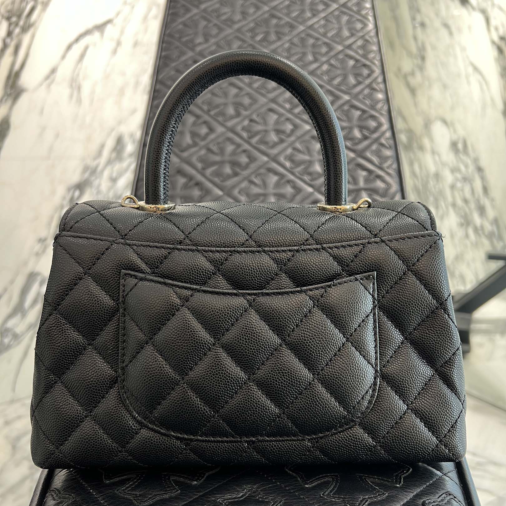 CHANEL COCO Top Handle Flap Shoulder Bag Size XS シャネル ココハンドル トップハンドル フラップショルダーバッグ サイズXS