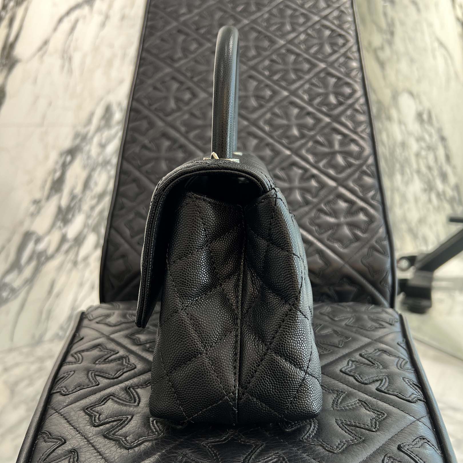 CHANEL COCO Top Handle Flap Shoulder Bag Size XS シャネル ココハンドル トップハンドル フラップショルダーバッグ サイズXS