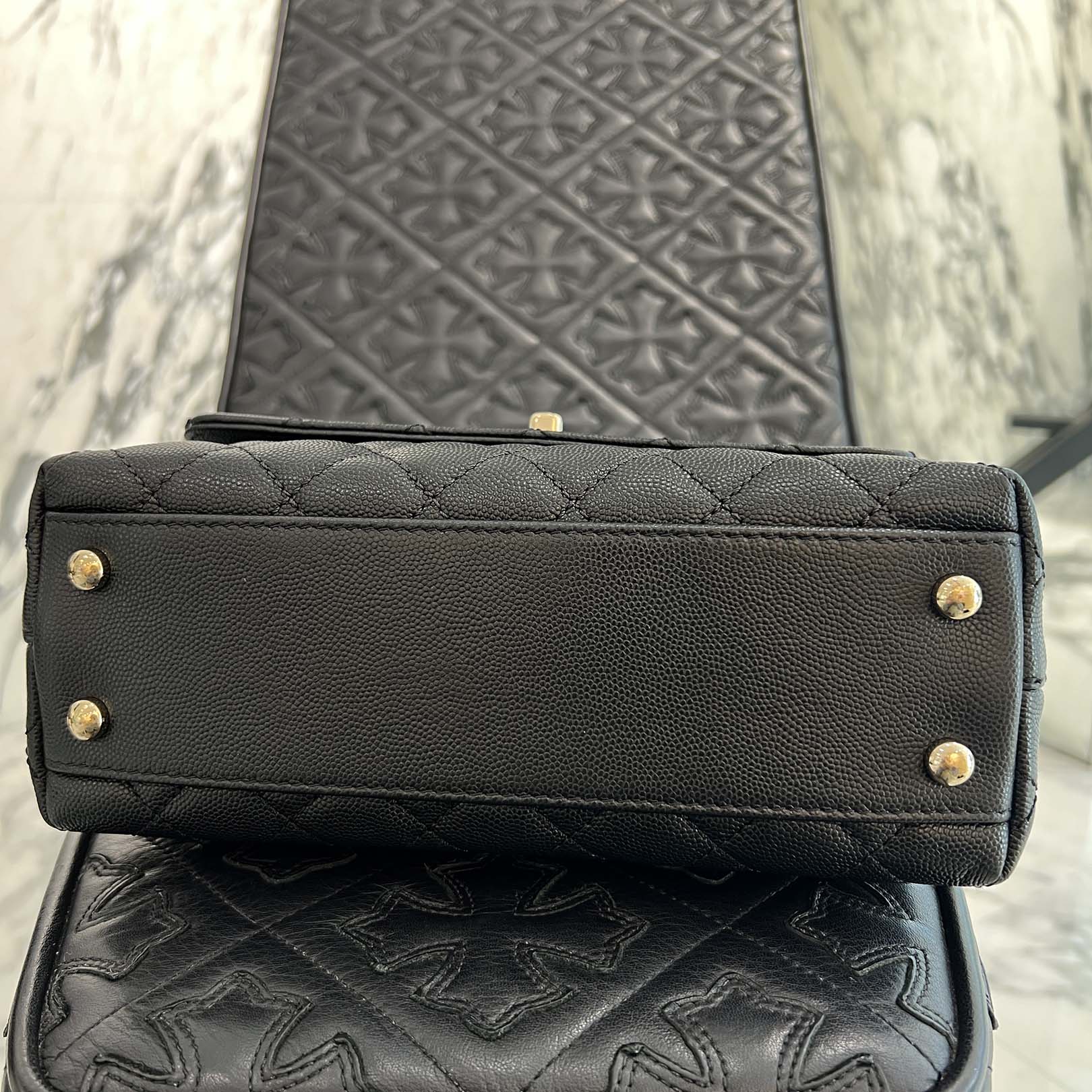 CHANEL COCO Top Handle Flap Shoulder Bag Size XS シャネル ココハンドル トップハンドル フラップショルダーバッグ サイズXS