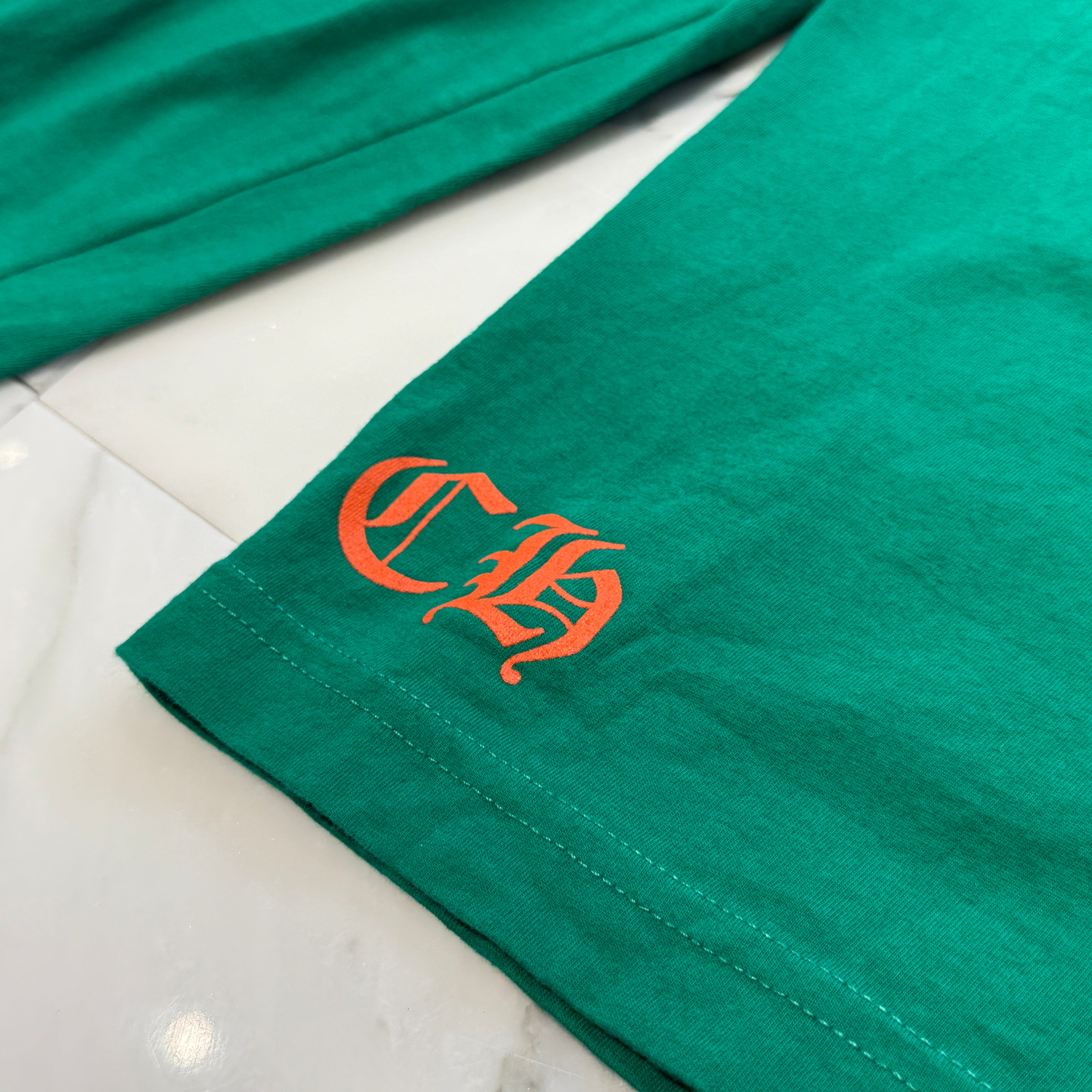 CHROME HEARTS Las Vegas Limited Orange Horseshoe Long Sleeve Tee Size L クロムハーツ ラスベガス限定 オレンジホースシュー ロングスリーブTシャツ サイズL