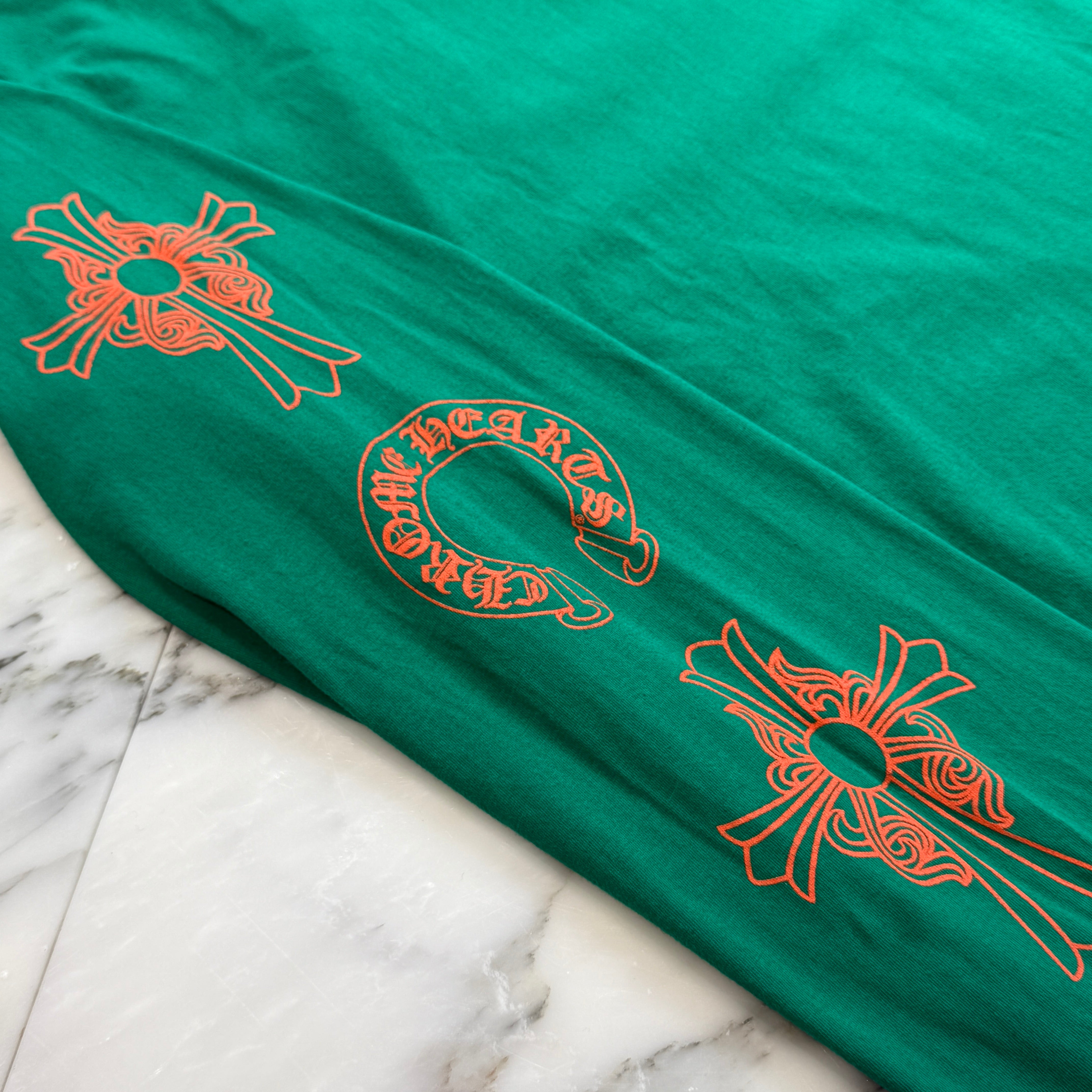 CHROME HEARTS Las Vegas Limited Orange Horseshoe Long Sleeve Tee Size L クロムハーツ ラスベガス限定 オレンジホースシュー ロングスリーブTシャツ サイズL