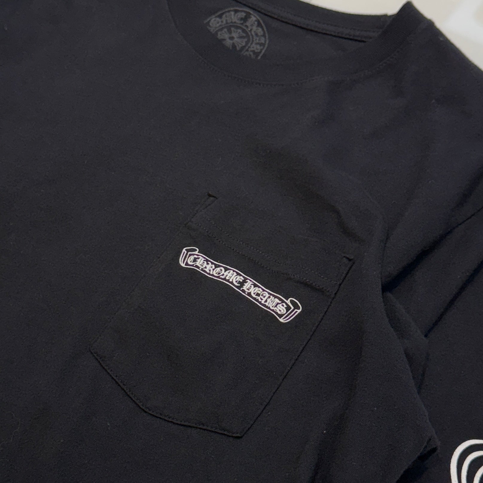 CHROME HEARTS Dagger Eye Chart Long Sleeve Tee Size L クロムハーツ ダガー アイチャート ロングスリーブ Tシャツ サイズL