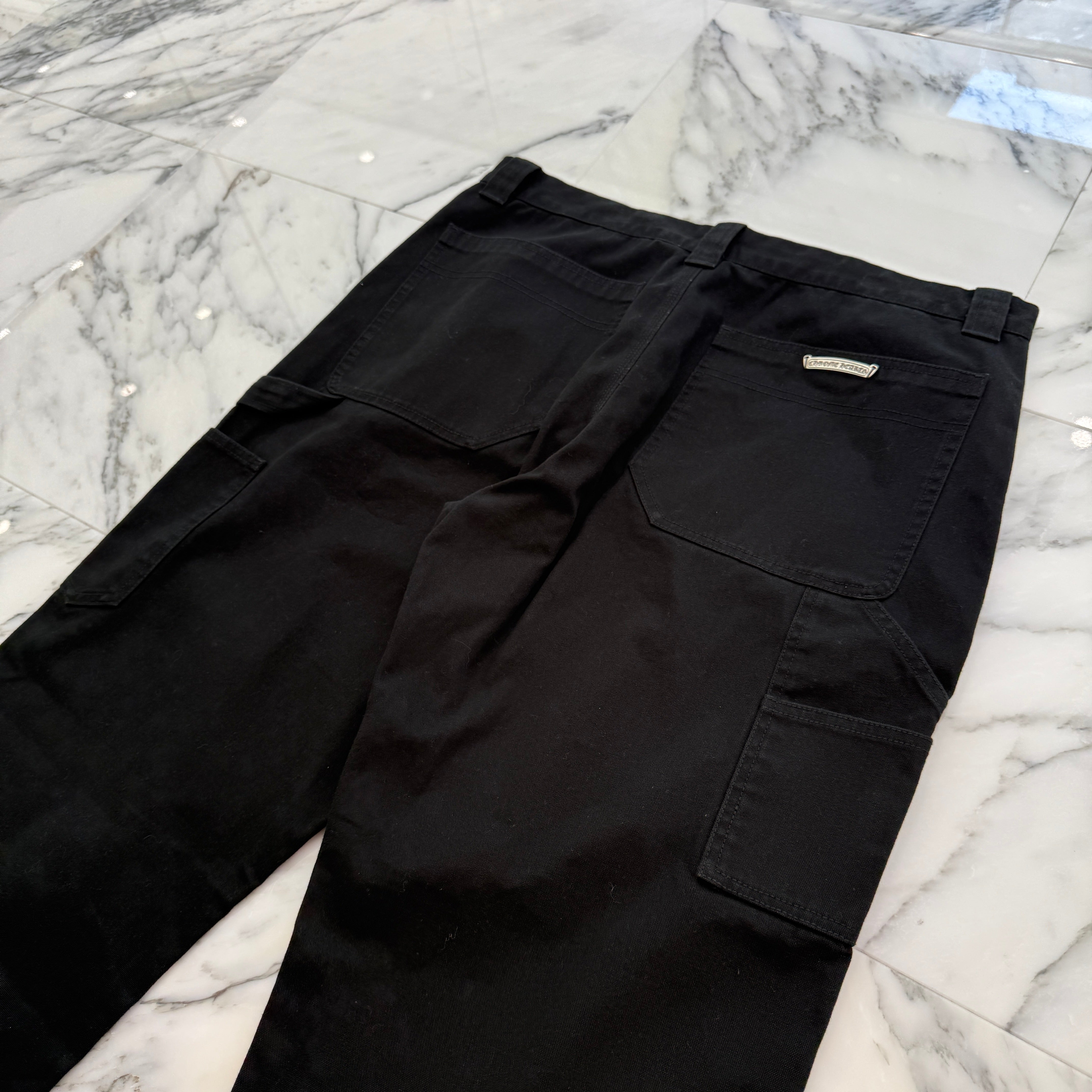 CHROME HEARTS Carpenter Cross Ball Button Denim Pants Size 38 クロムハーツ カーペンター クロスボールボタン デニムパンツ サイズ38