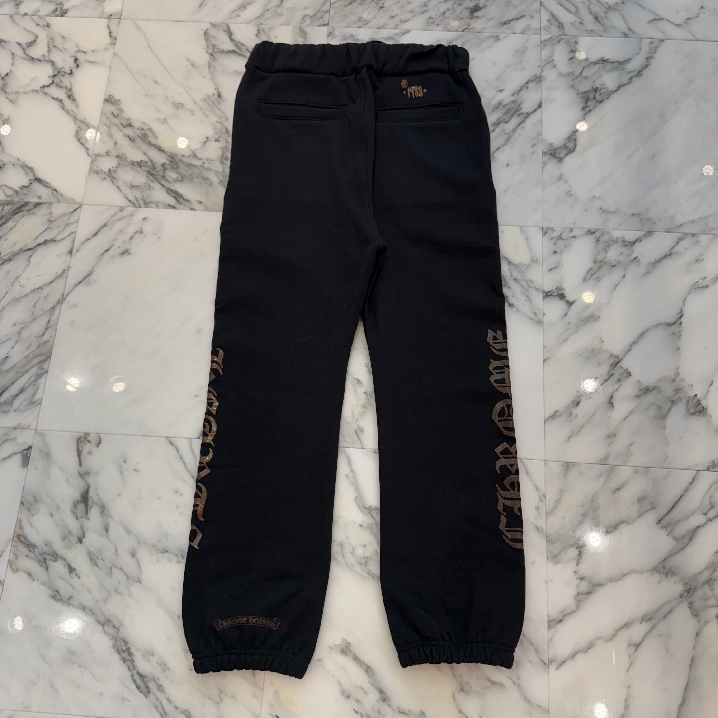 CHROME HEARTS 1998 Glitter Horseshoe Sweat Long Pants Size S クロムハーツ 1998 グリッターホースシュー スウェットロングパンツ サイズS