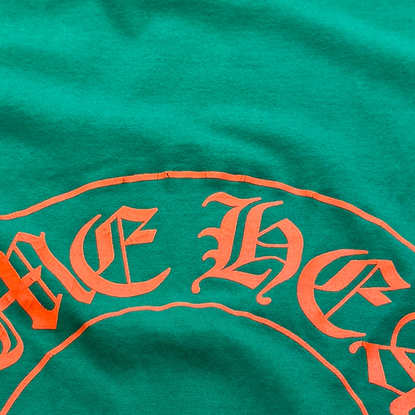 CHROME HEARTS Las Vegas Limited Orange Horseshoe Long Sleeve Tee Size L クロムハーツ ラスベガス限定 オレンジホースシュー ロングスリーブTシャツ サイズL