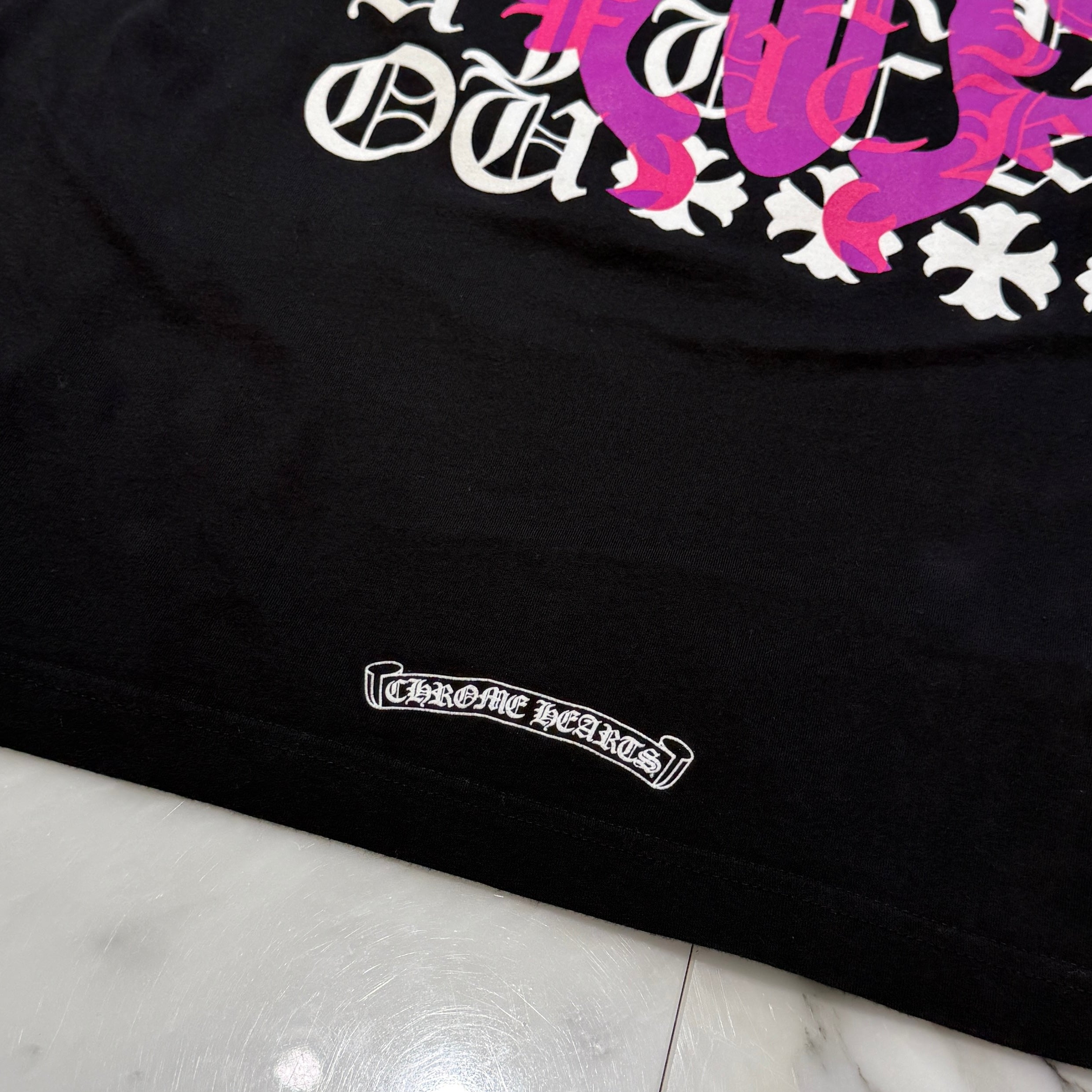 CHROME HEARTS Dagger Eye Chart Long Sleeve Tee Size L クロムハーツ ダガー アイチャート ロングスリーブ Tシャツ サイズL