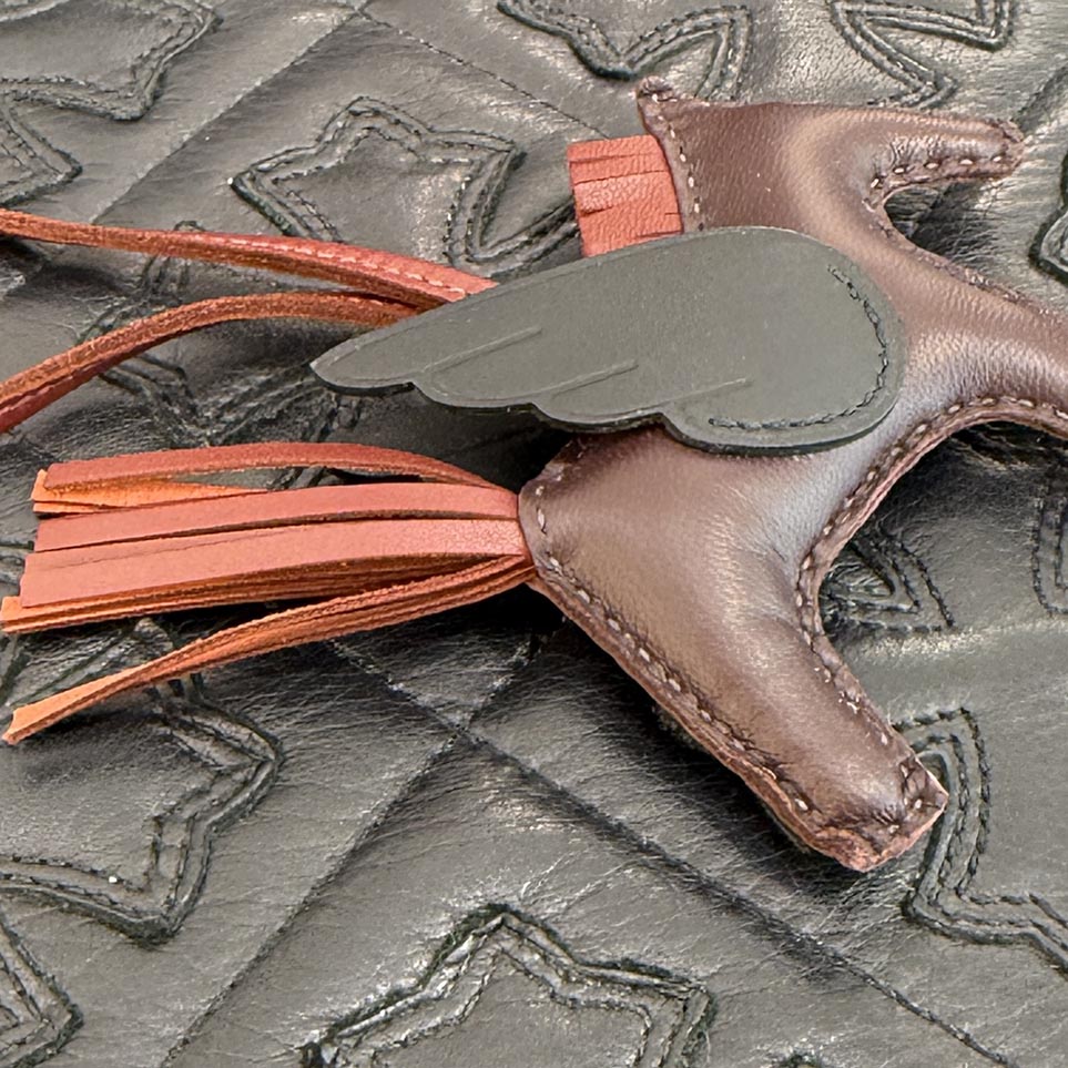 【新品未使用】エルメス ロデオ ペガサス PMチャーム ブラック K刻印 新品 》 エルメス ロデオ ペガサス「RODEO PEGASUS」PM ブラック