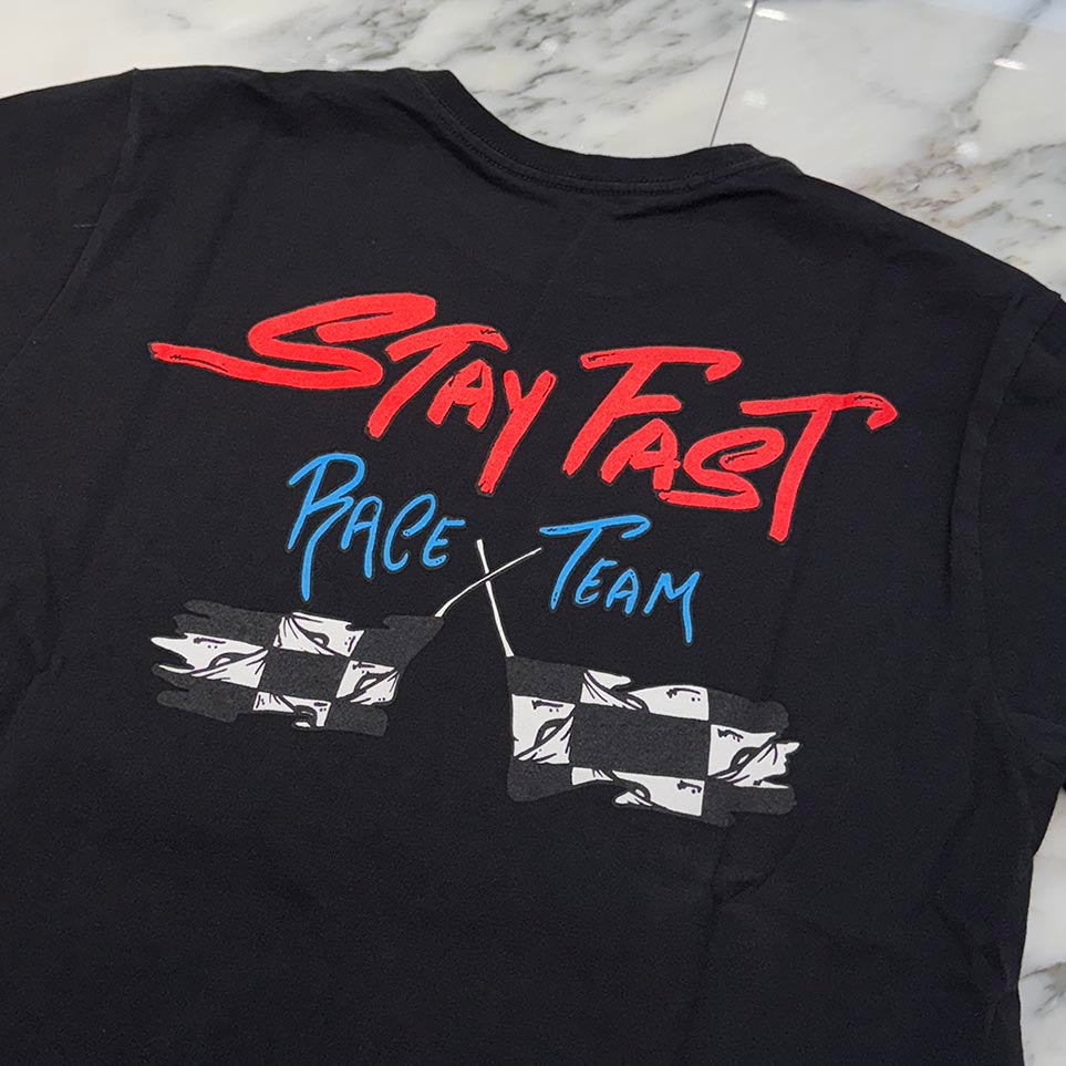CHROME HEARTS × MATTY BOY PPO STAY FAST RACE TEAM Tee Size L