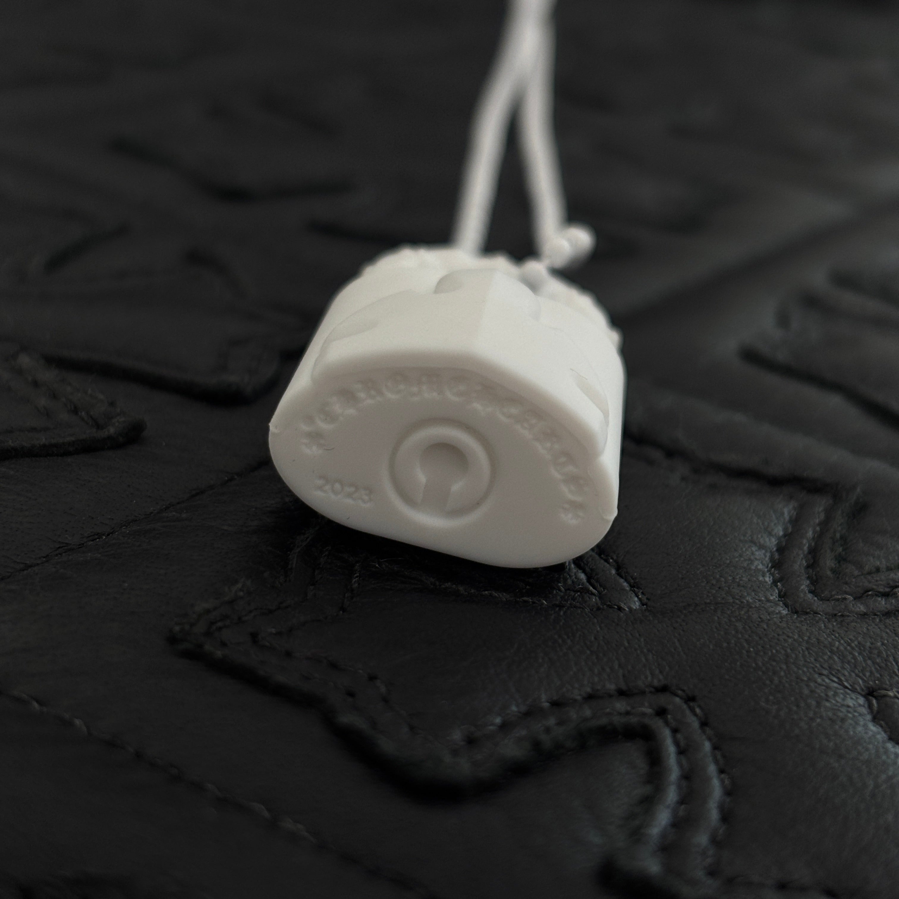 CHROME HEARTS 2023SS PADLOCK Flare Knee Silicon Rubber Necklace クロムハーツ パドロック フレアニー シリコンラバー ネックレス