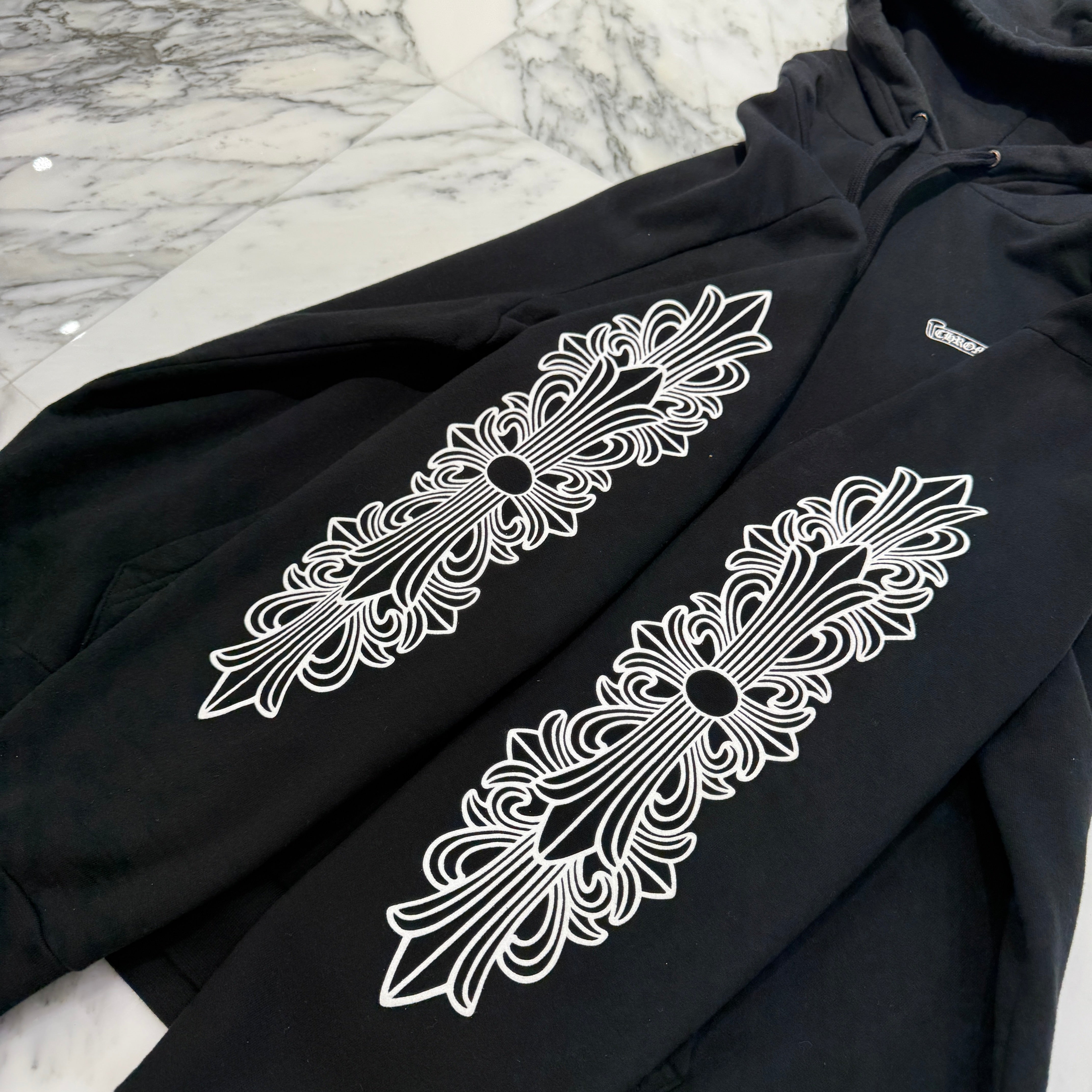 CHROME HEARTS Dagger Eye Chart Pullover Hoodie Size XL クロムハーツ ダガーアイチャート プルオーバーフーディー サイズXL