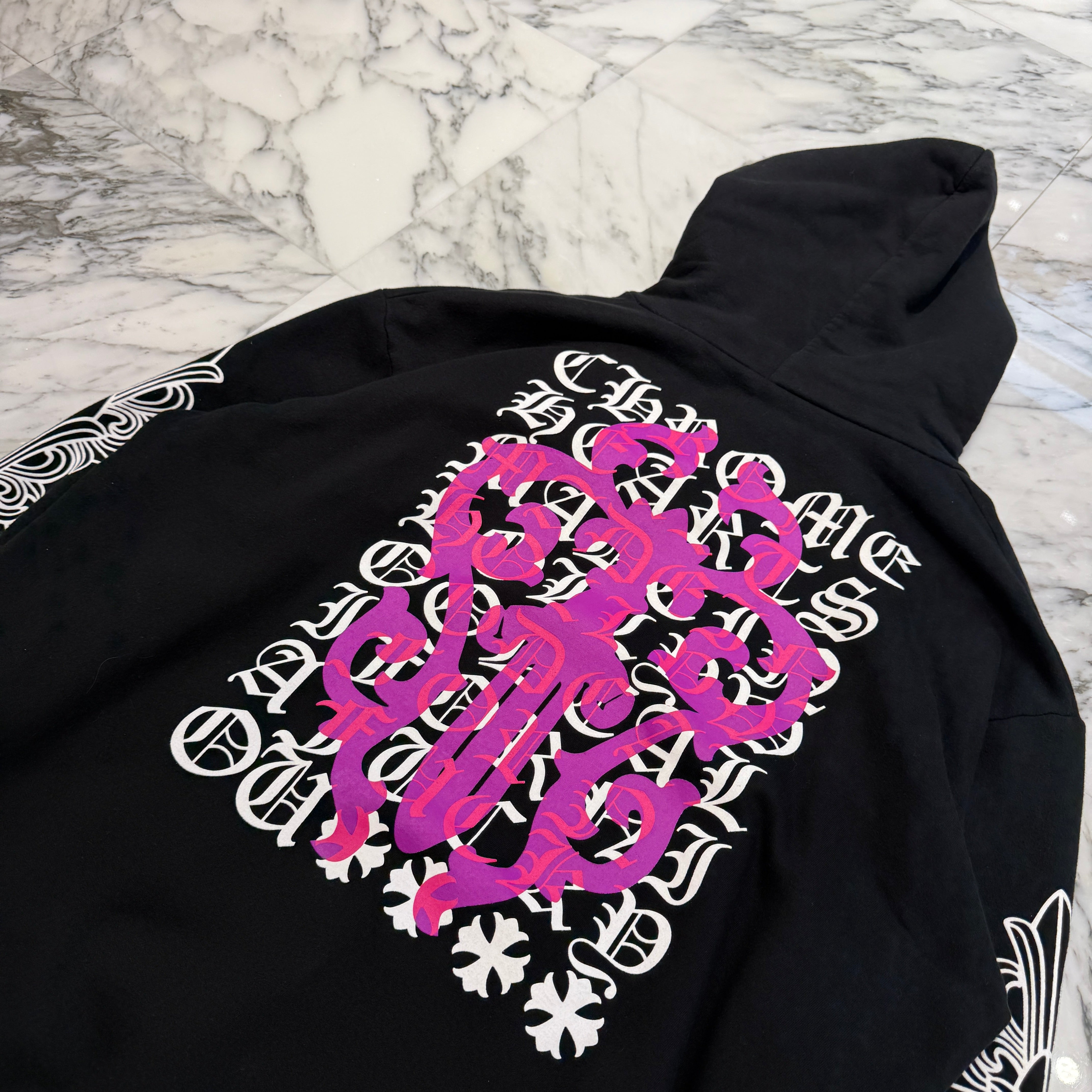 CHROME HEARTS Dagger Eye Chart Pullover Hoodie Size XL クロムハーツ ダガーアイチャート プルオーバーフーディー サイズXL