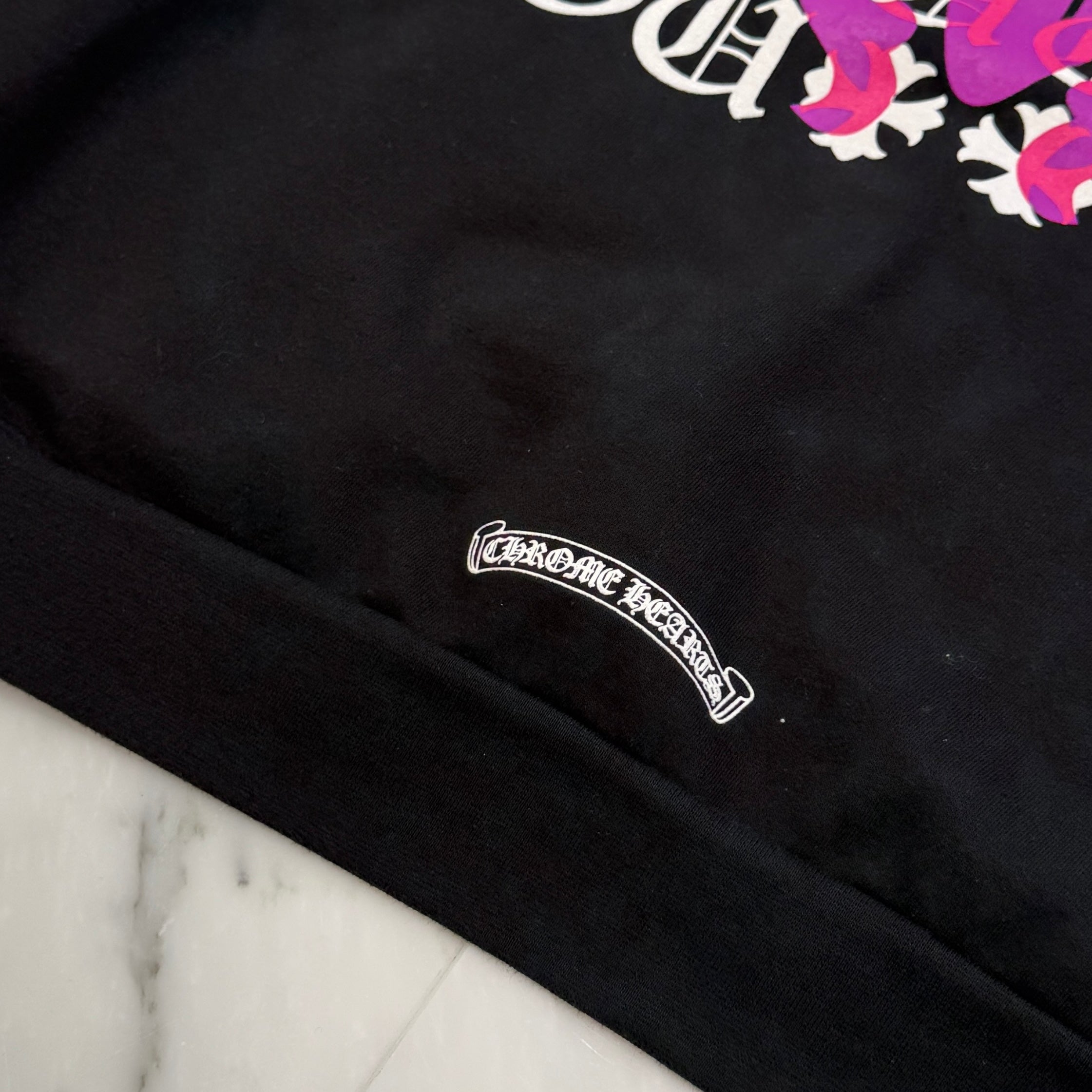 CHROME HEARTS Dagger Eye Chart Pullover Hoodie Size XL クロム