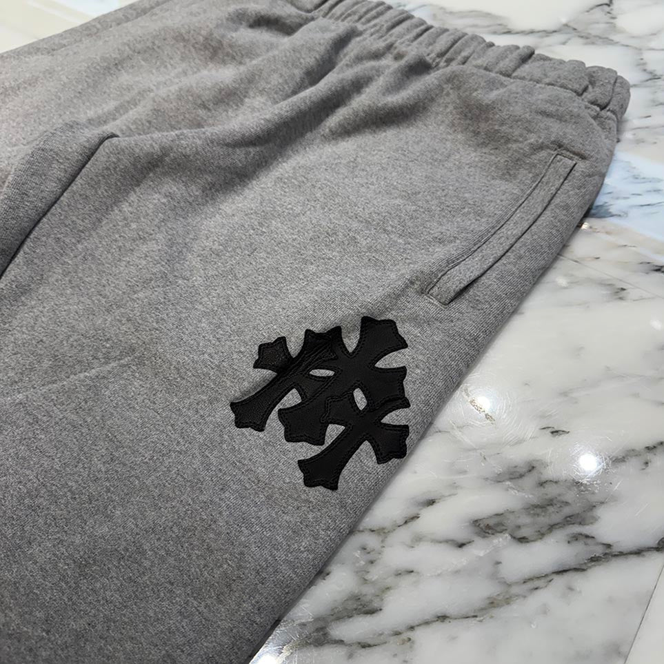 CHROME HEARTS Y NOT 3 Cemetery Cross Patch Sweat Long Pants Size L クロムハーツ ワイノット 3セメタリークロスパッチ スウェットパンツ サイズL