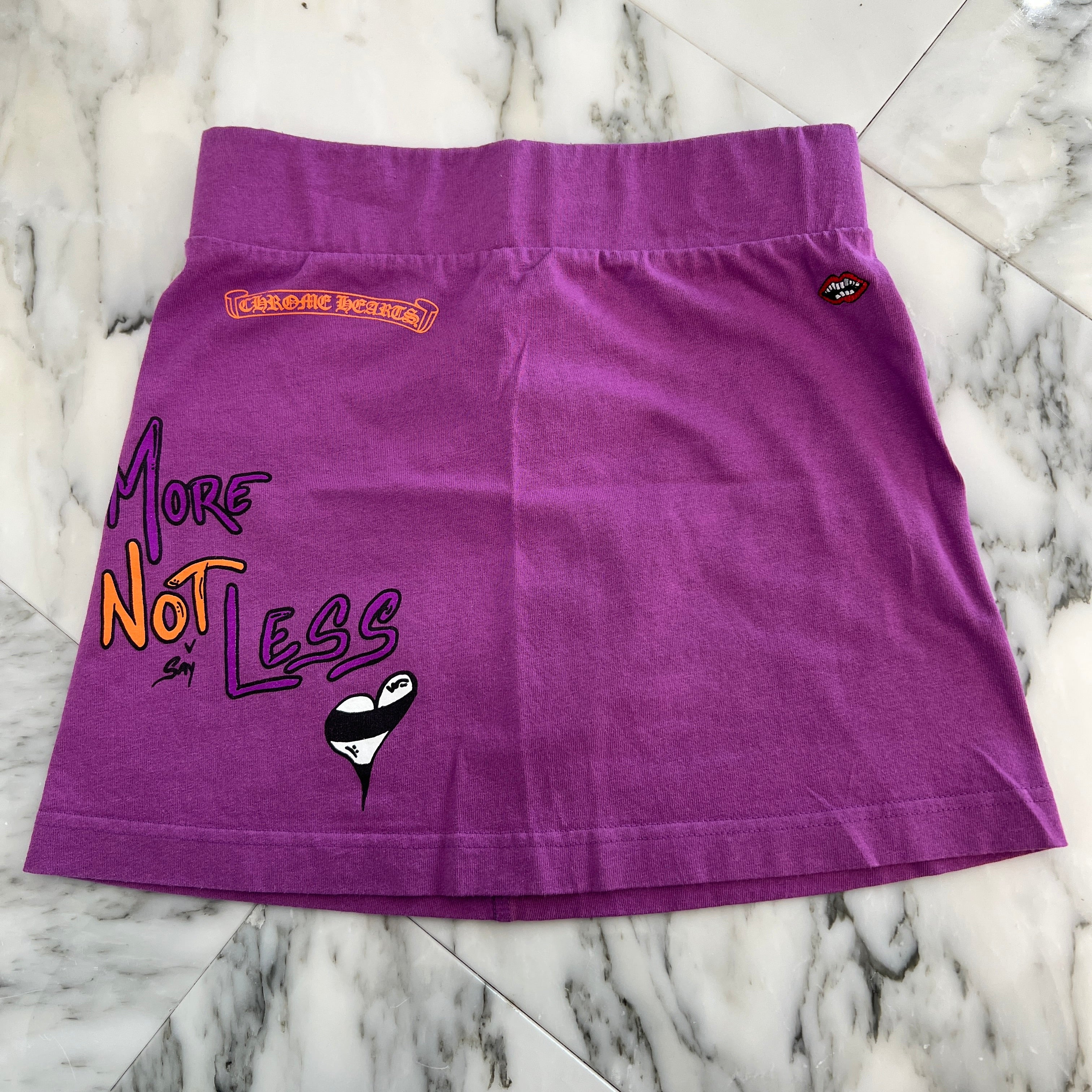 CHROME HEARTS × MATTY BOY 2024AW "I WANT MORE NOT LESS" Mini Skirt Size S クロムハーツ × マッティボーイ アイウォント モア ノット レス ミニスカート サイズS