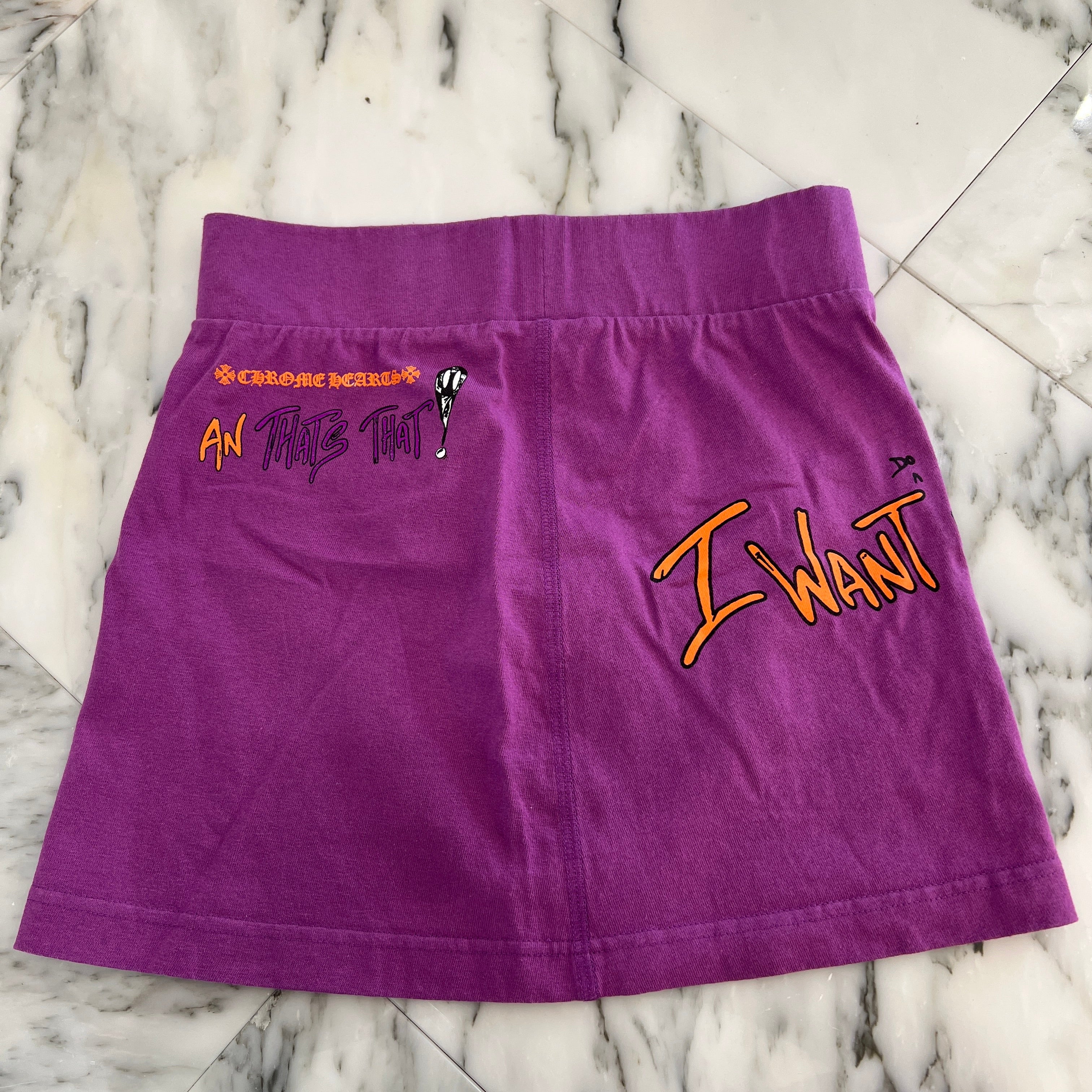 CHROME HEARTS × MATTY BOY 2024AW "I WANT MORE NOT LESS" Mini Skirt Size S クロムハーツ × マッティボーイ アイウォント モア ノット レス ミニスカート サイズS