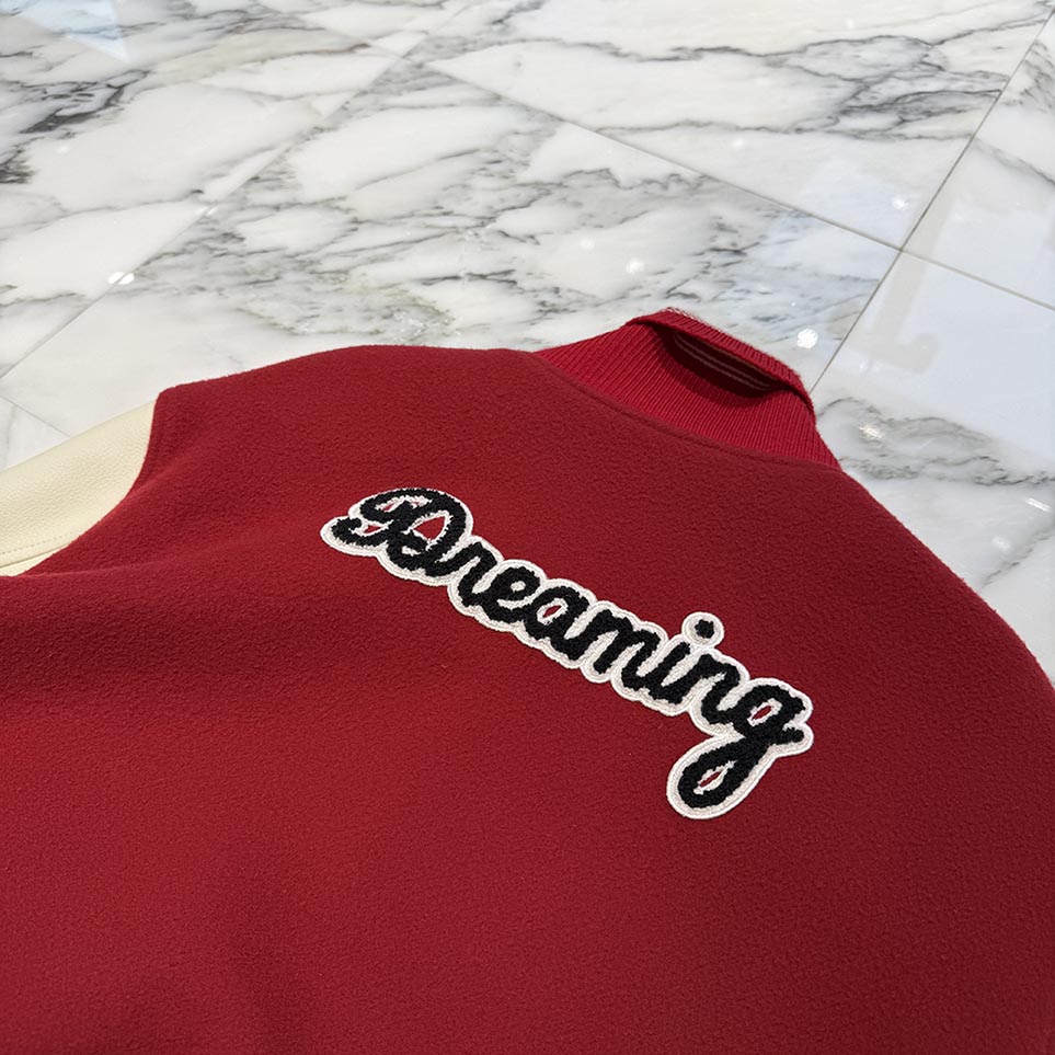 LOUIS VUITTON 2019AW Multi Patch Varsity Leather Jacket 1A5F4G Size 46 ルイヴィトン マルチパッチ バーシティ レザージャケット サイズ46