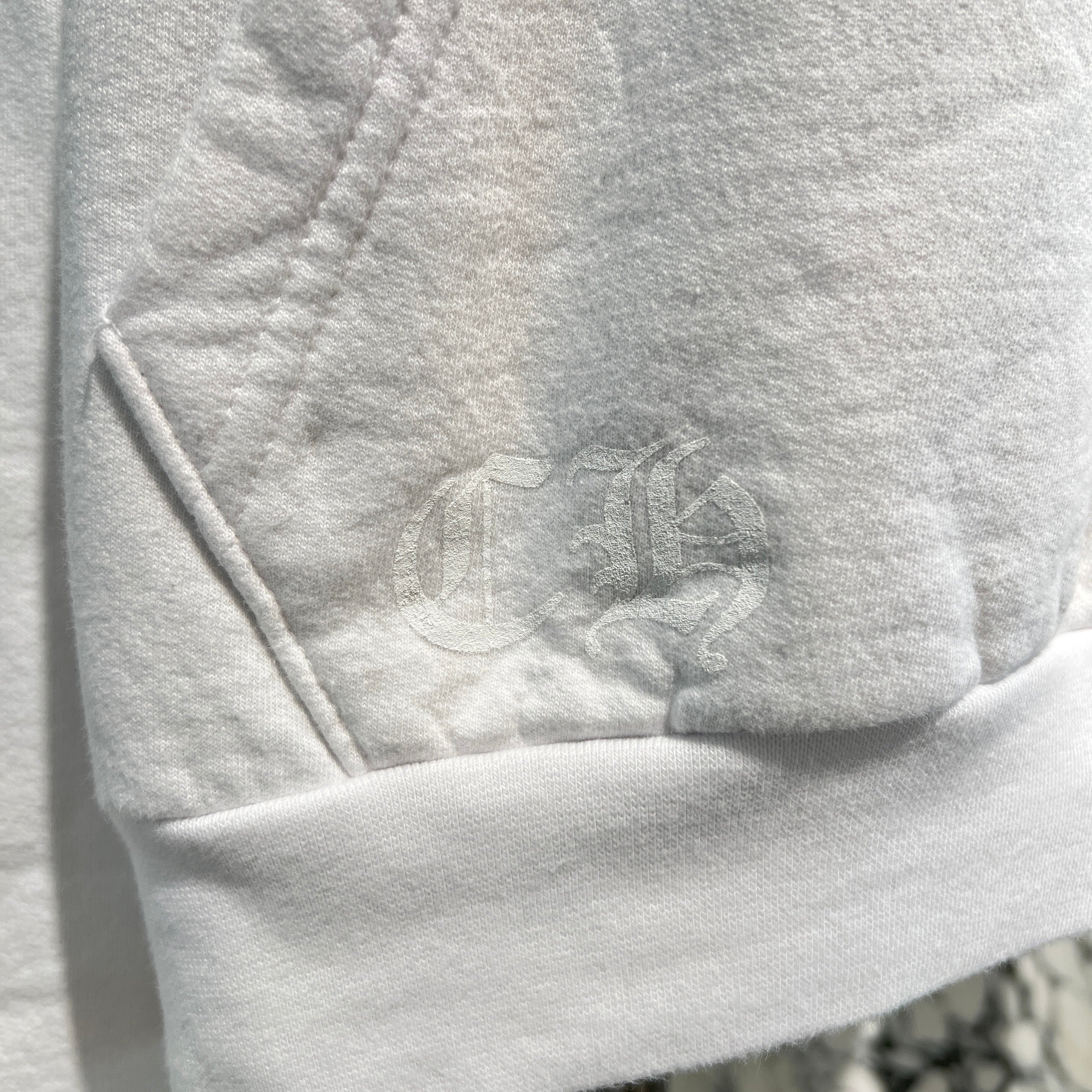 CHROME HEARTS Vertical Logo Pullover Hoodie Size XL クロムハーツ ヴァーティカルロゴ プルオーバーフーディー サイズXL