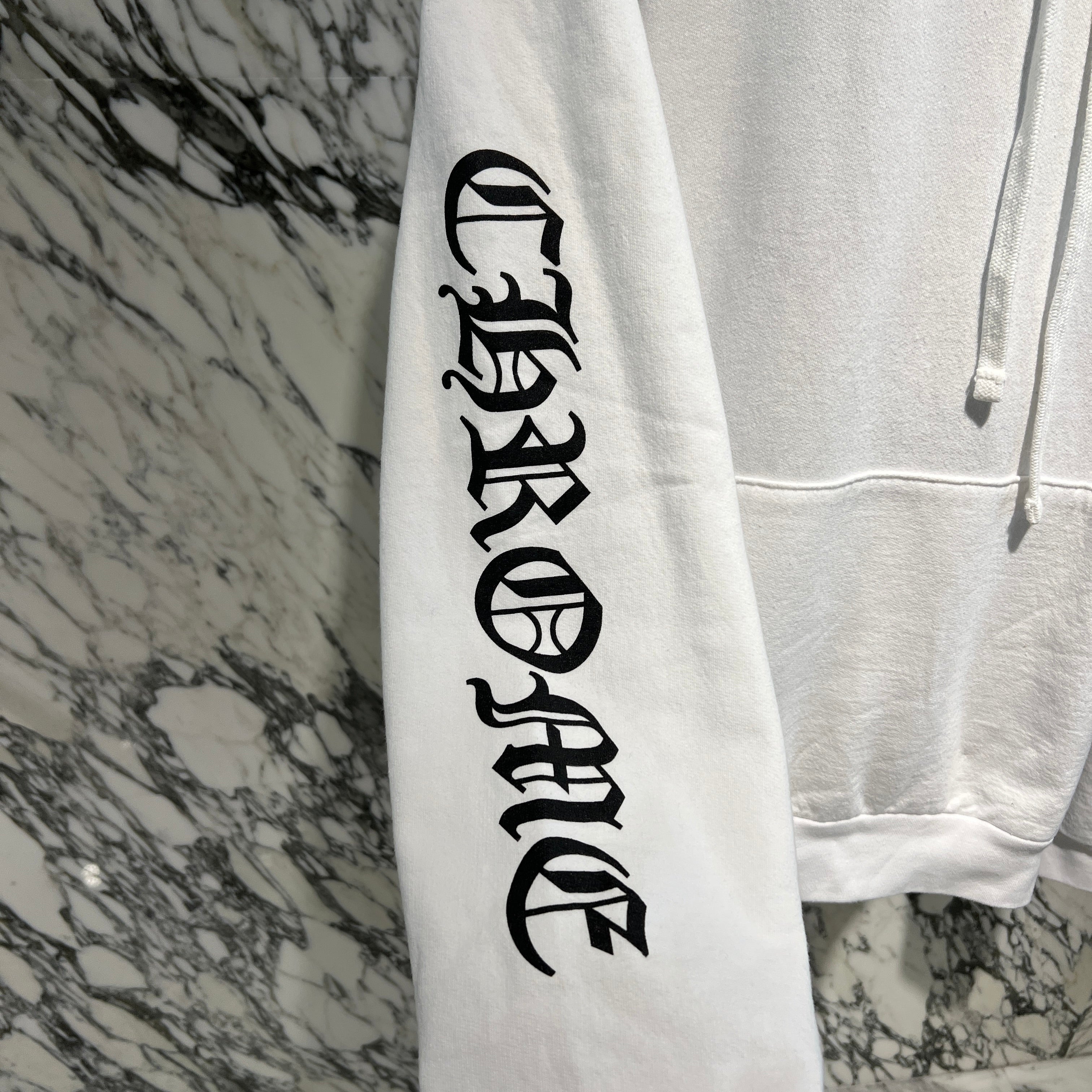 CHROME HEARTS Vertical Logo Pullover Hoodie Size XL クロムハーツ ヴァーティカルロゴ プルオーバーフーディー サイズXL