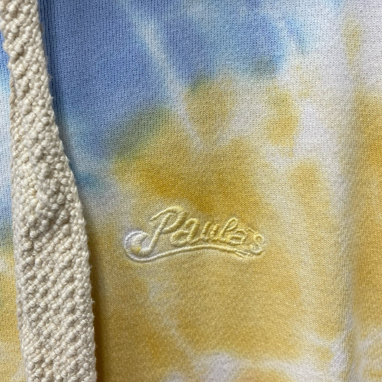 LOEWE 2020SS Paulas Ibiza Tie Dye Dyeing Zip Up Hoodie Size L