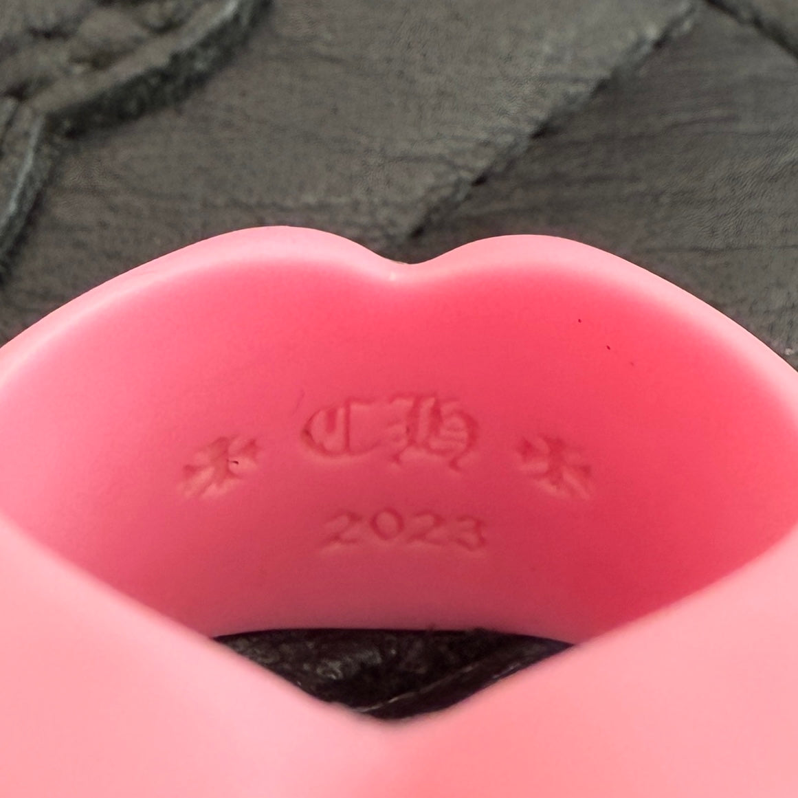 CHROME HEARTS Silicon CH Heart Ring Size 16号 クロムハーツ シリコン CHハートリング サイズ16号